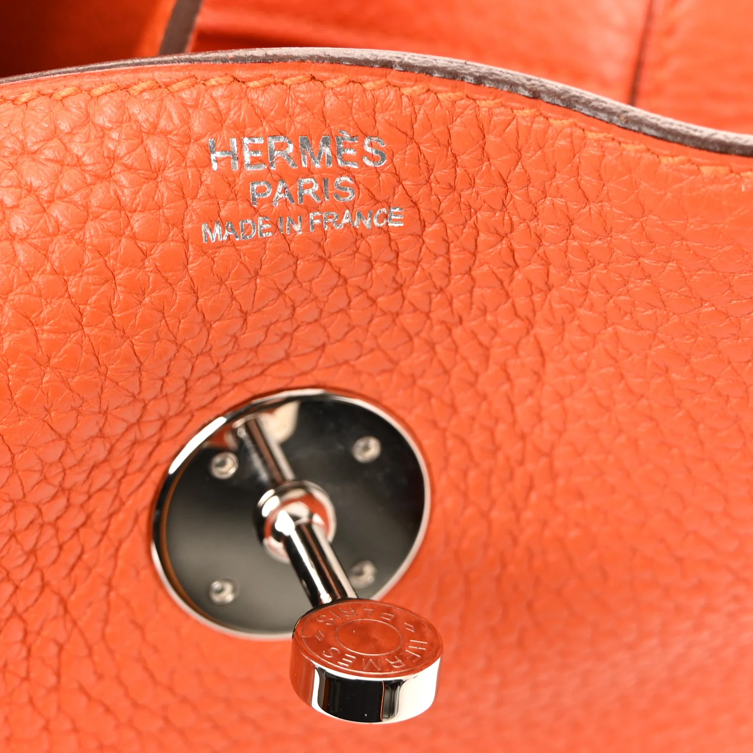 Taurillon Clemence Lindy 34 Orange - Image 6