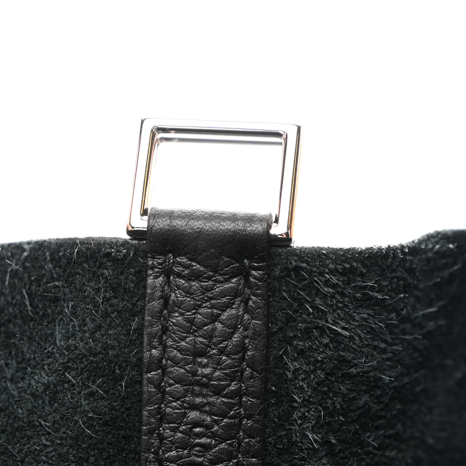 Taurillon Clemence Matte Alligator Picotin Lock Touch 22 MM Black - Image 7