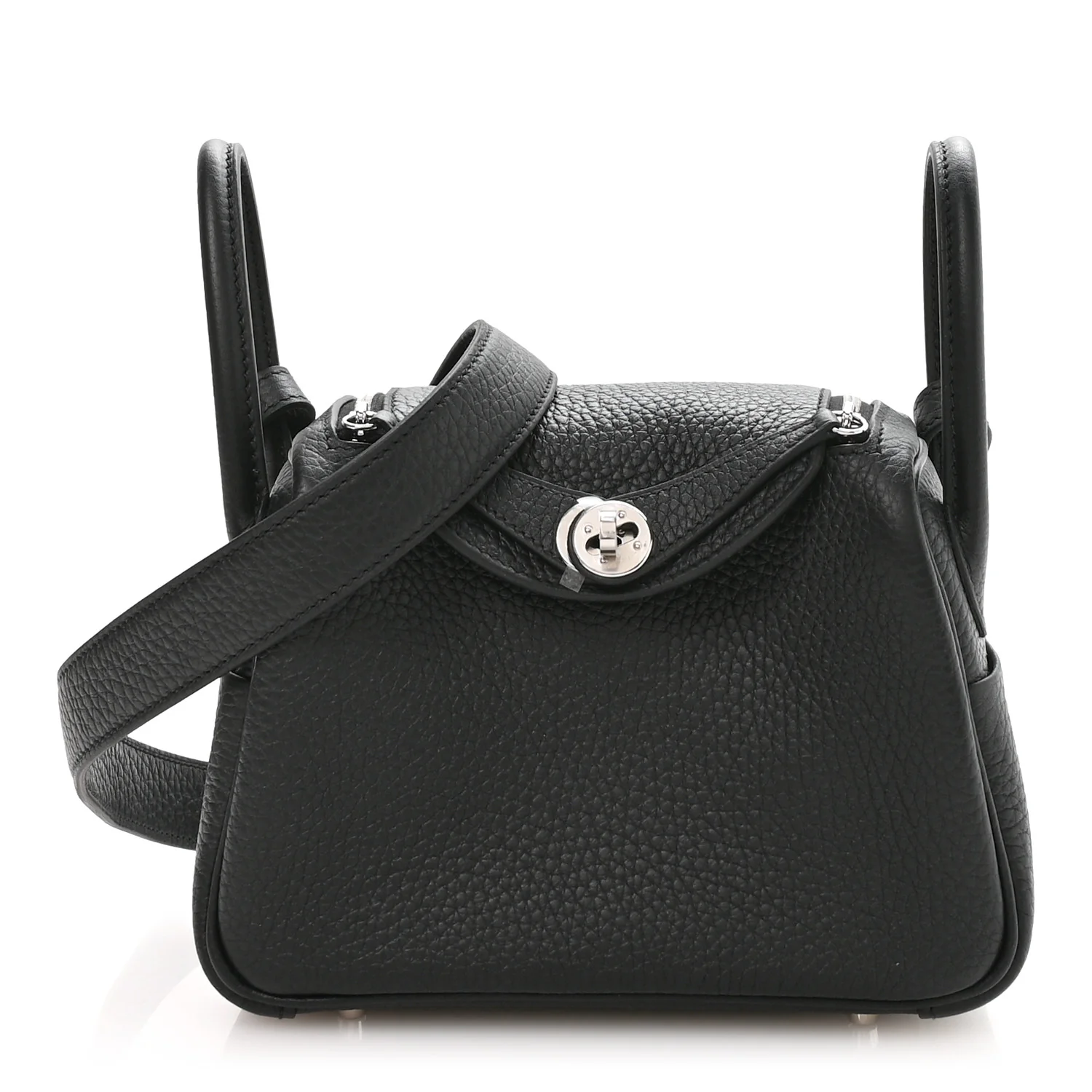 Taurillon Clemence Mini Lindy 20 Black