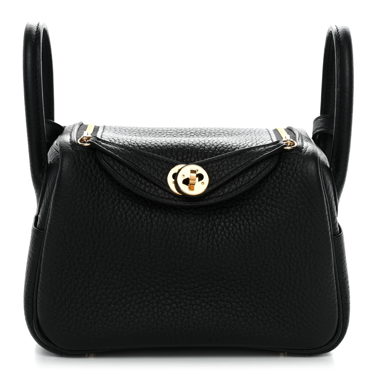 Taurillon Clemence Mini Lindy 20 Black