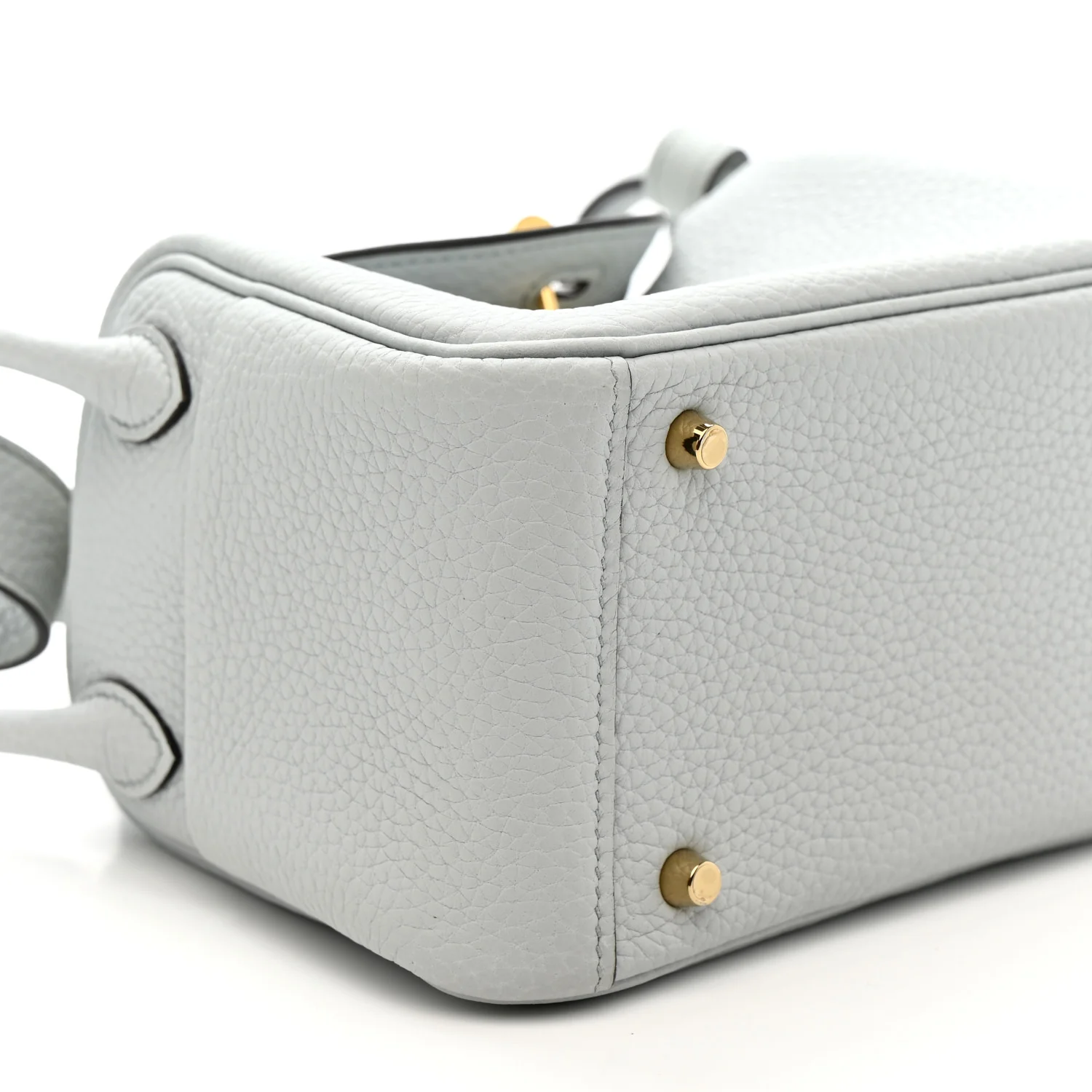 Taurillon Clemence Mini Lindy 20 Bleu Pale - Image 9