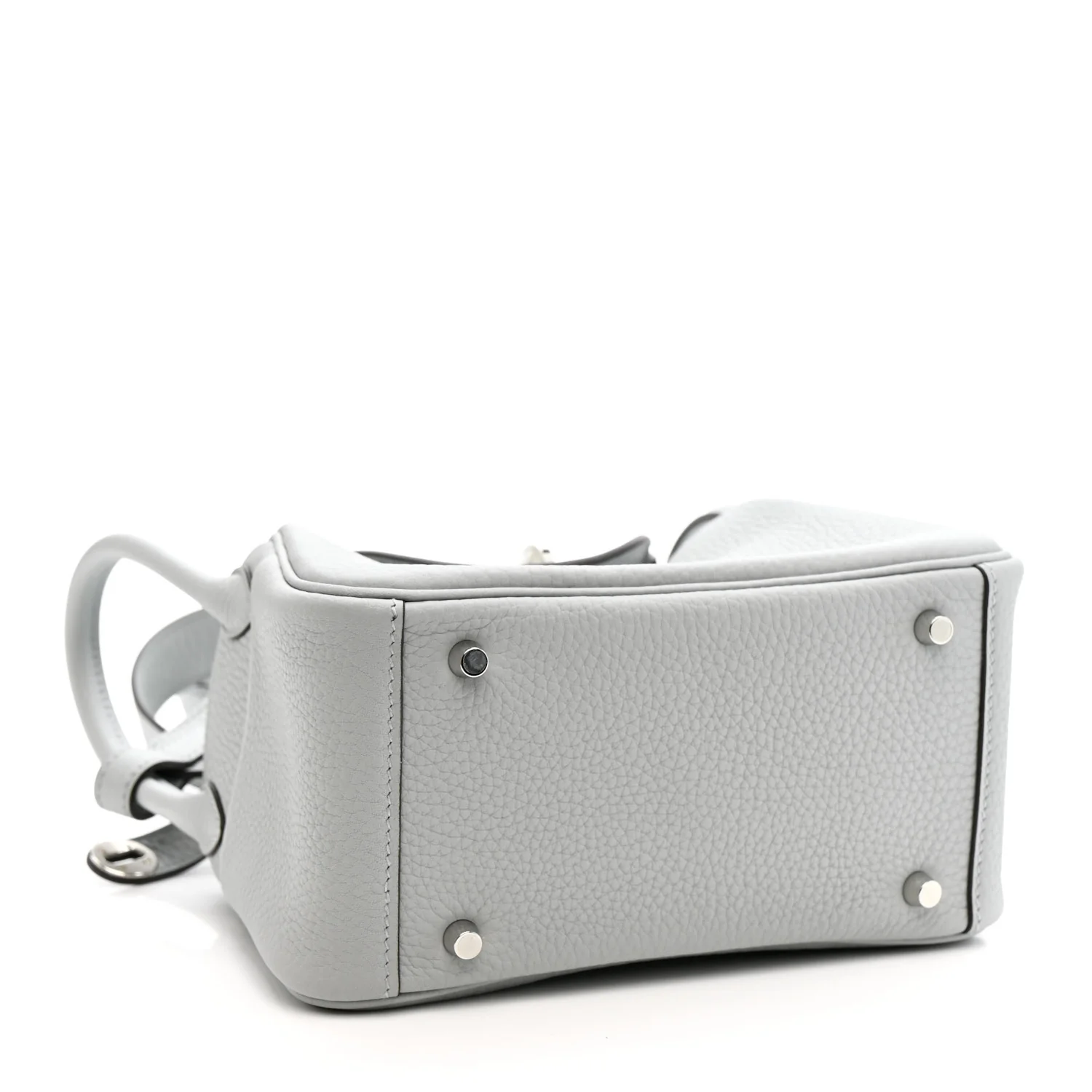 Taurillon Clemence Mini Lindy 20 Bleu Pale - Image 4