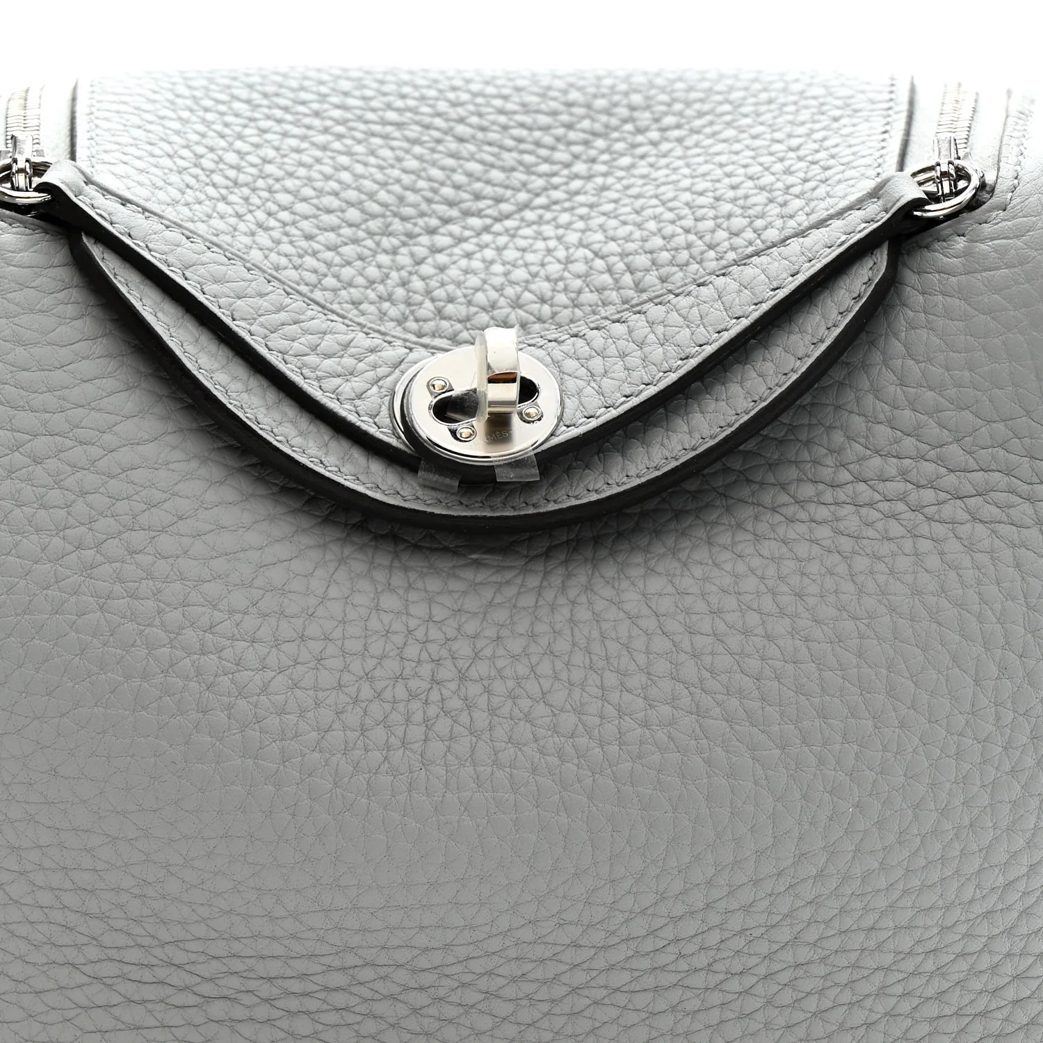 Taurillon Clemence Mini Lindy 20 Bleu Pale - Image 8