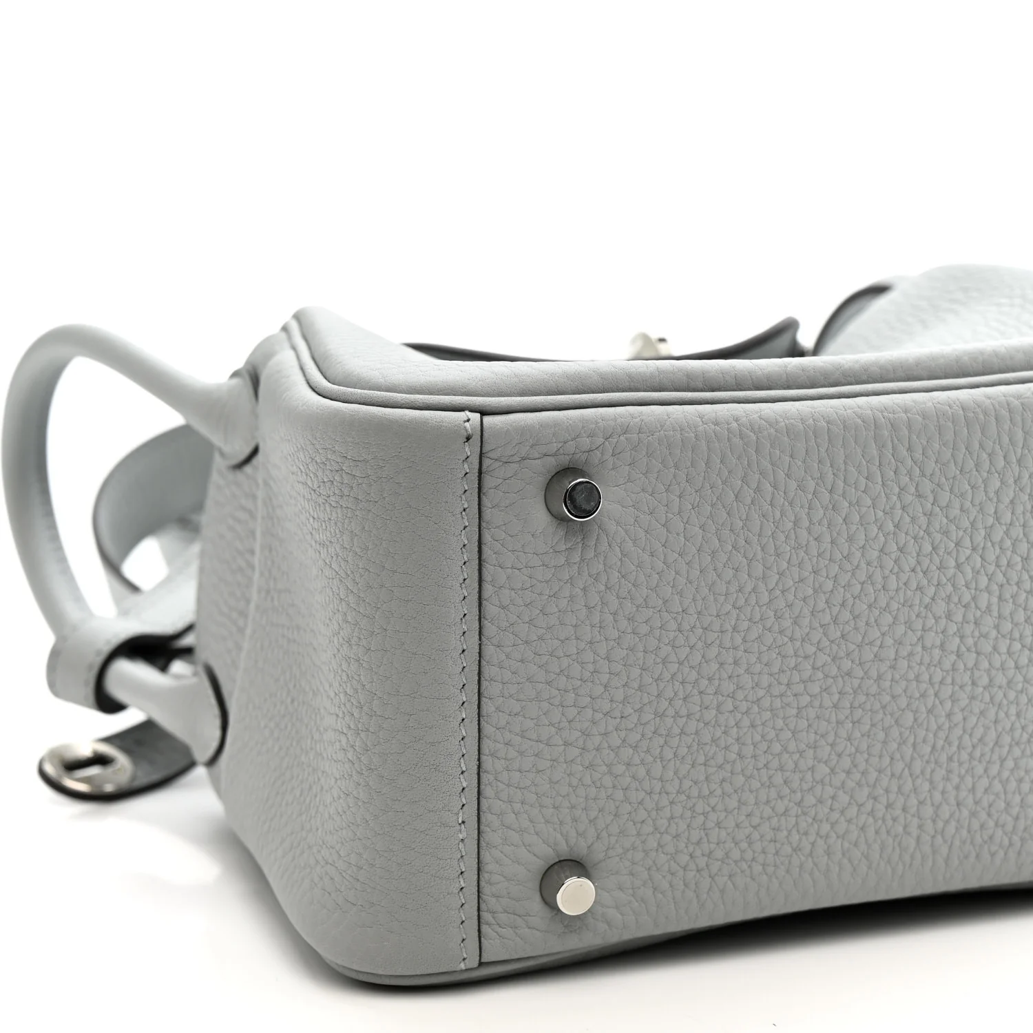 Taurillon Clemence Mini Lindy 20 Bleu Pale - Image 9