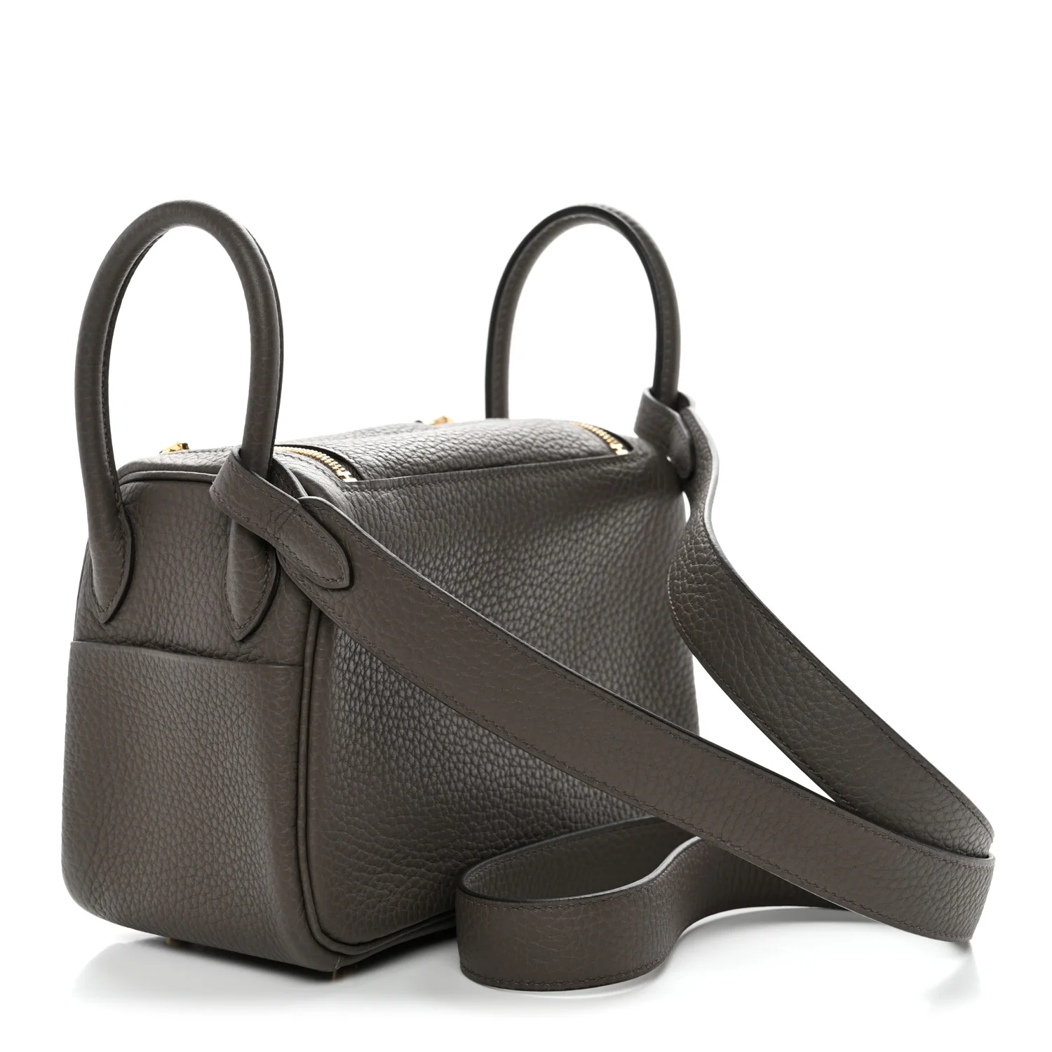 Taurillon Clemence Mini Lindy 20 Etain - Image 3