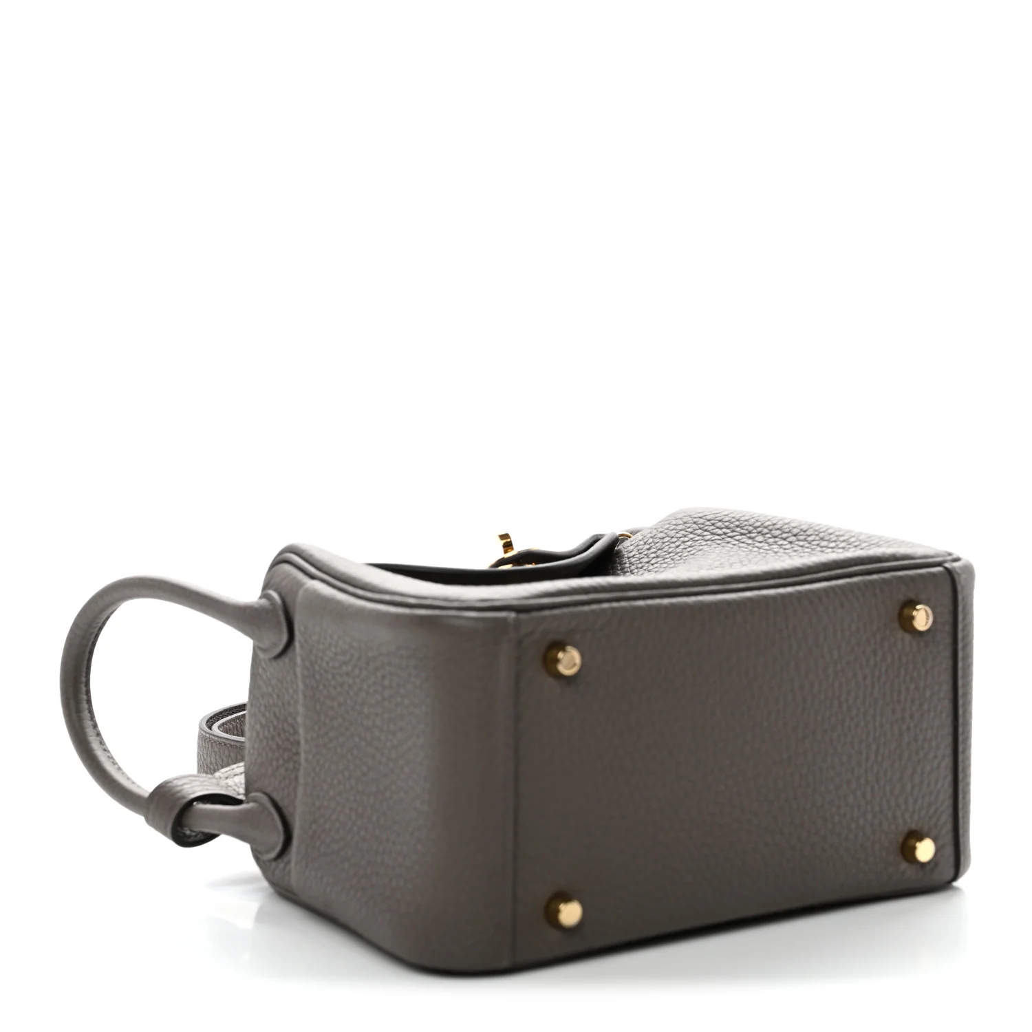Taurillon Clemence Mini Lindy 20 Etain - Image 4