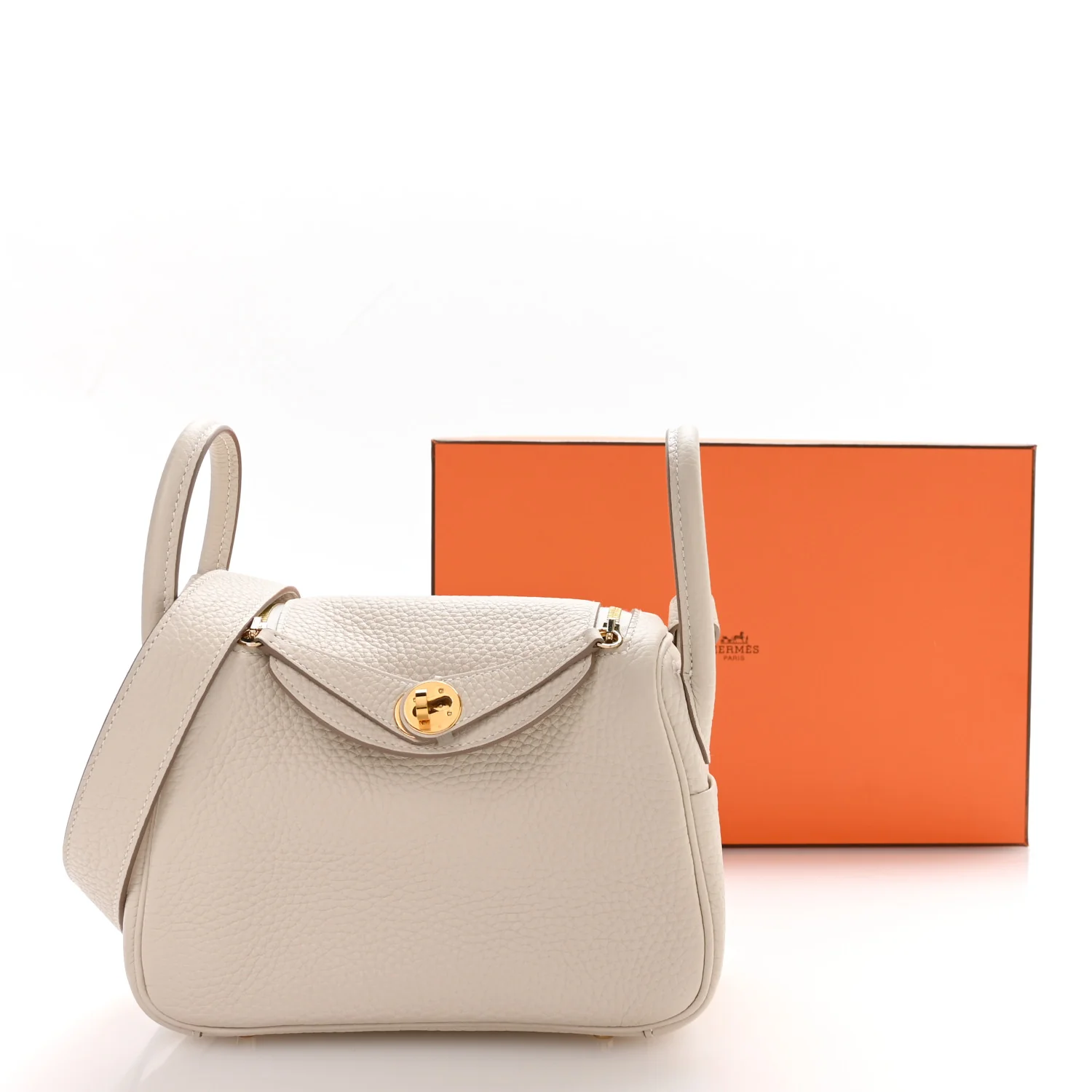 Taurillon Clemence Mini Lindy 20 Nata - Image 11
