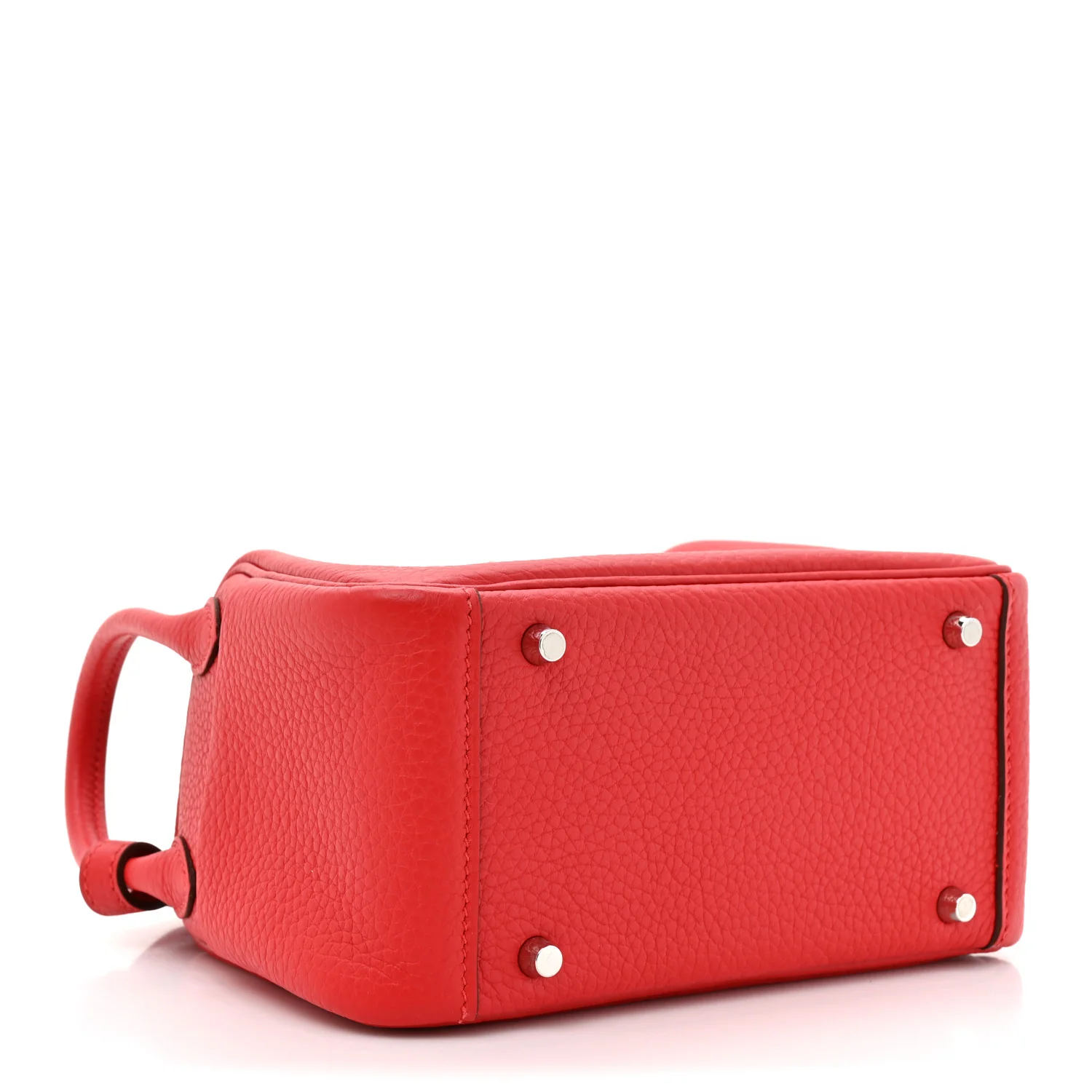 Taurillon Clemence Mini Lindy 20 Rouge Radieux - Image 4