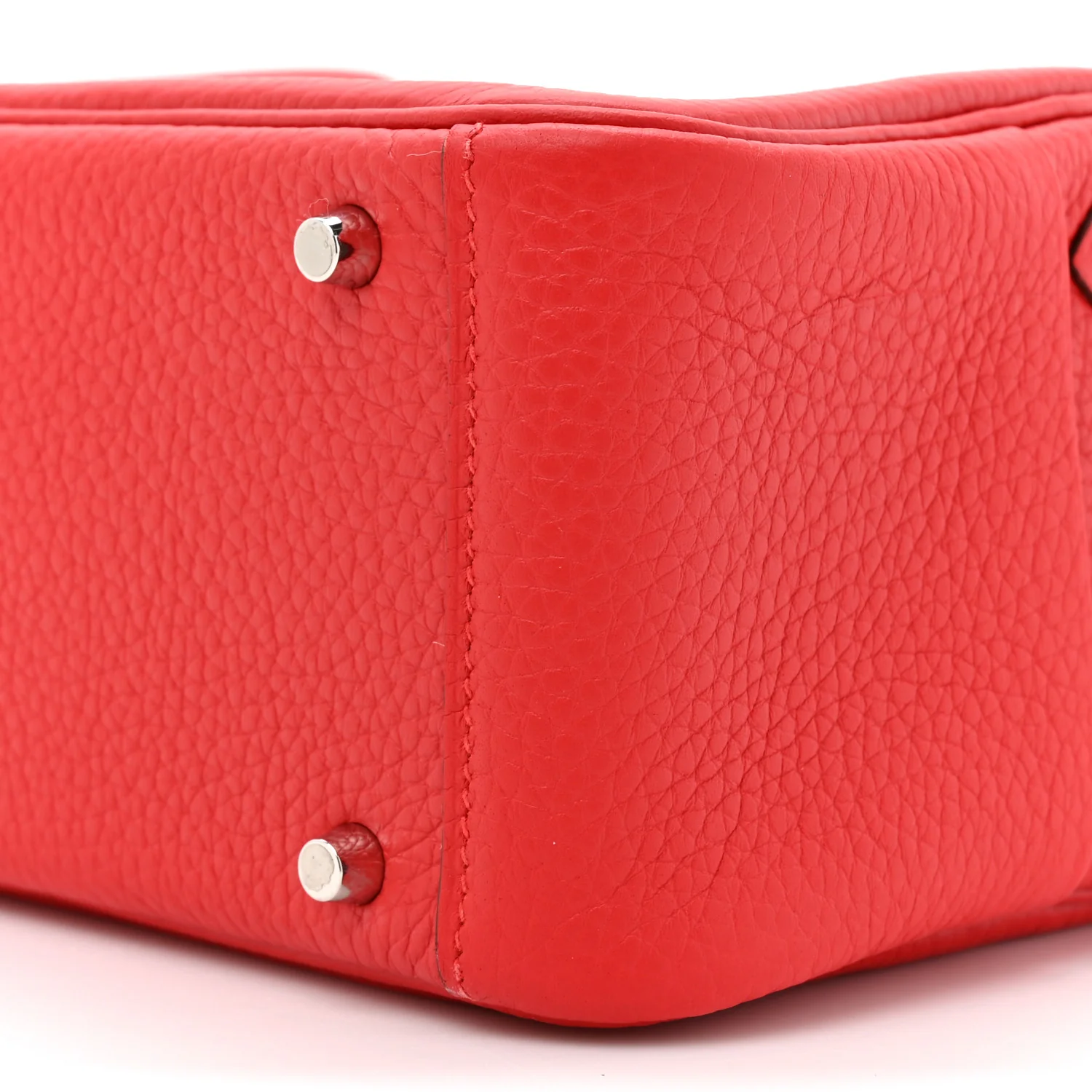 Taurillon Clemence Mini Lindy 20 Rouge Radieux - Image 9