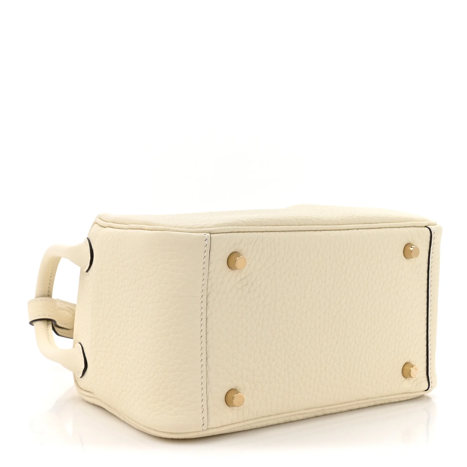 Taurillon Clemence Mini Lindy 20 So Cream - Image 4