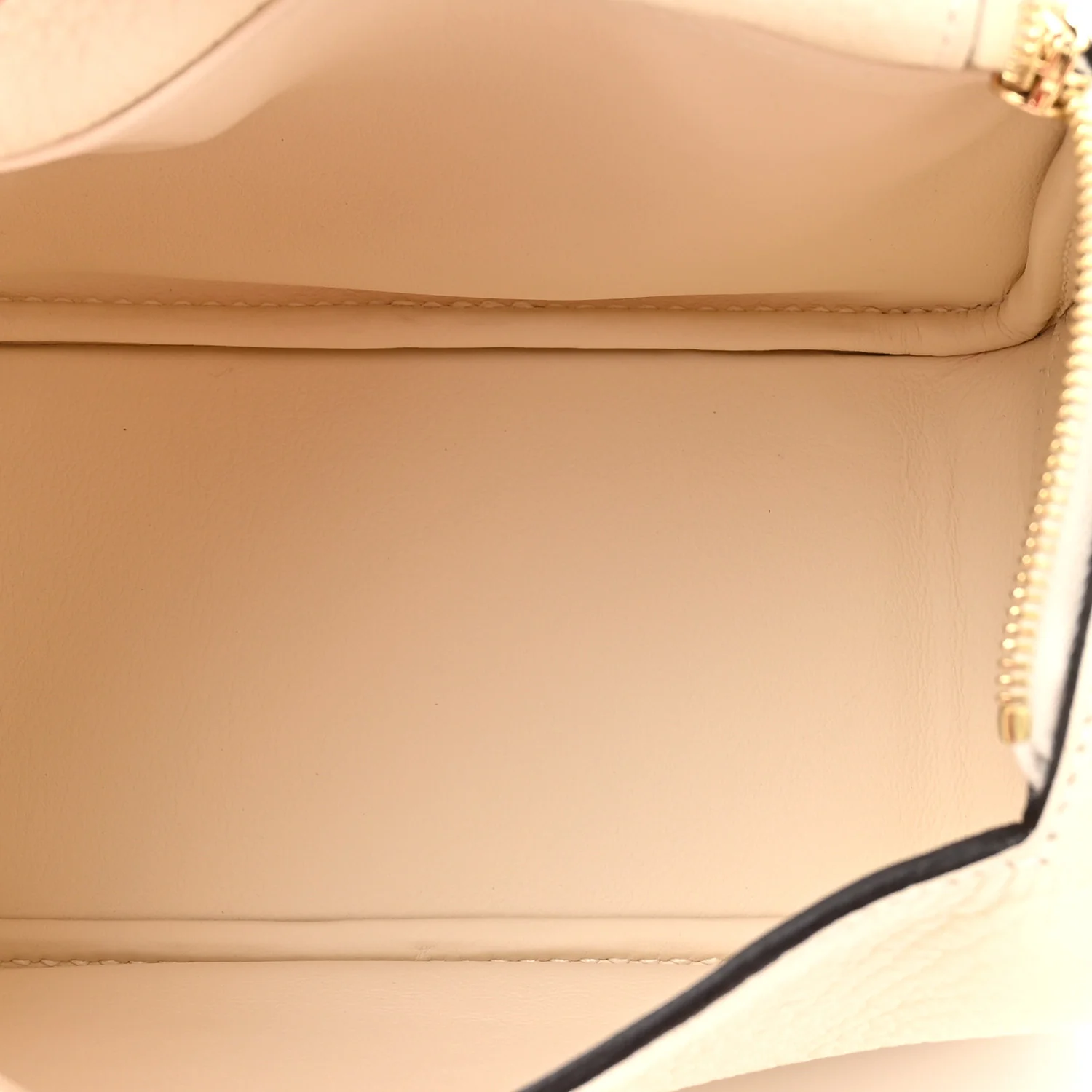 Taurillon Clemence Mini Lindy 20 So Cream - Image 5