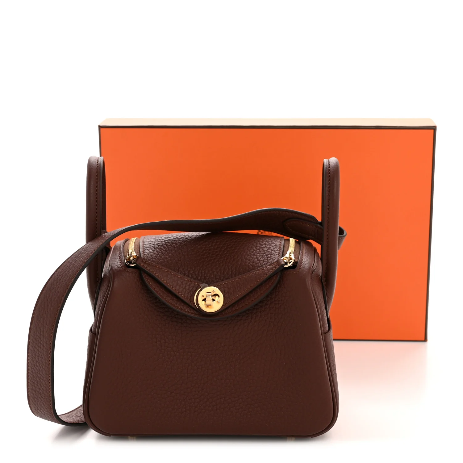 Taurillon Clemence Mini Lindy 20 Terre - Image 11