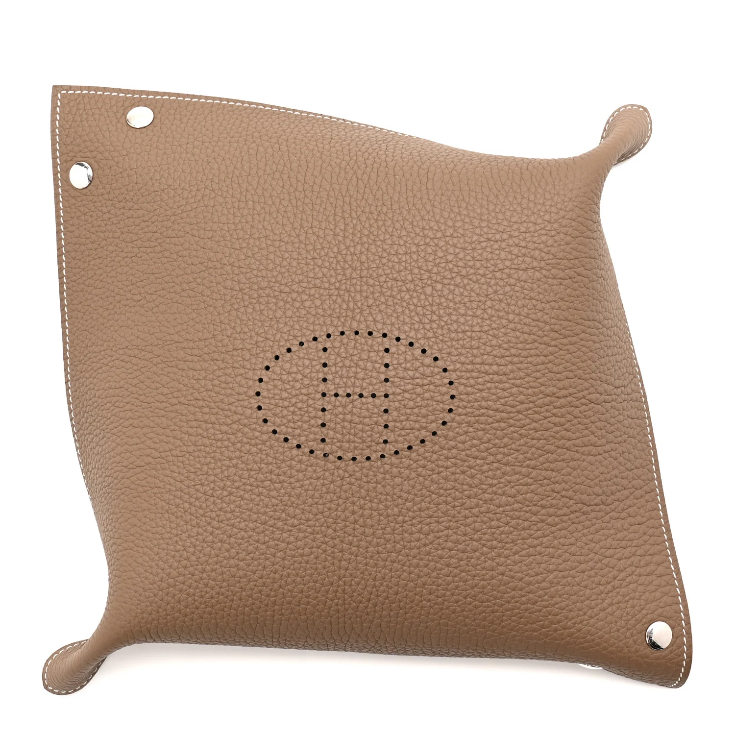 Taurillon Clemence Mises et Relances Change Tray Etoupe - Image 3