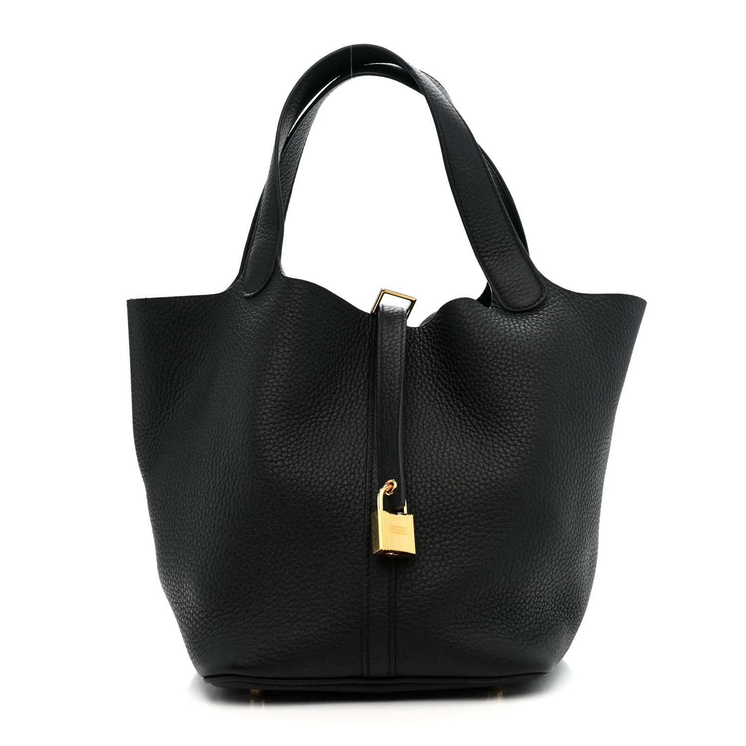 Taurillon Clemence Picotin Lock 22 MM Black
