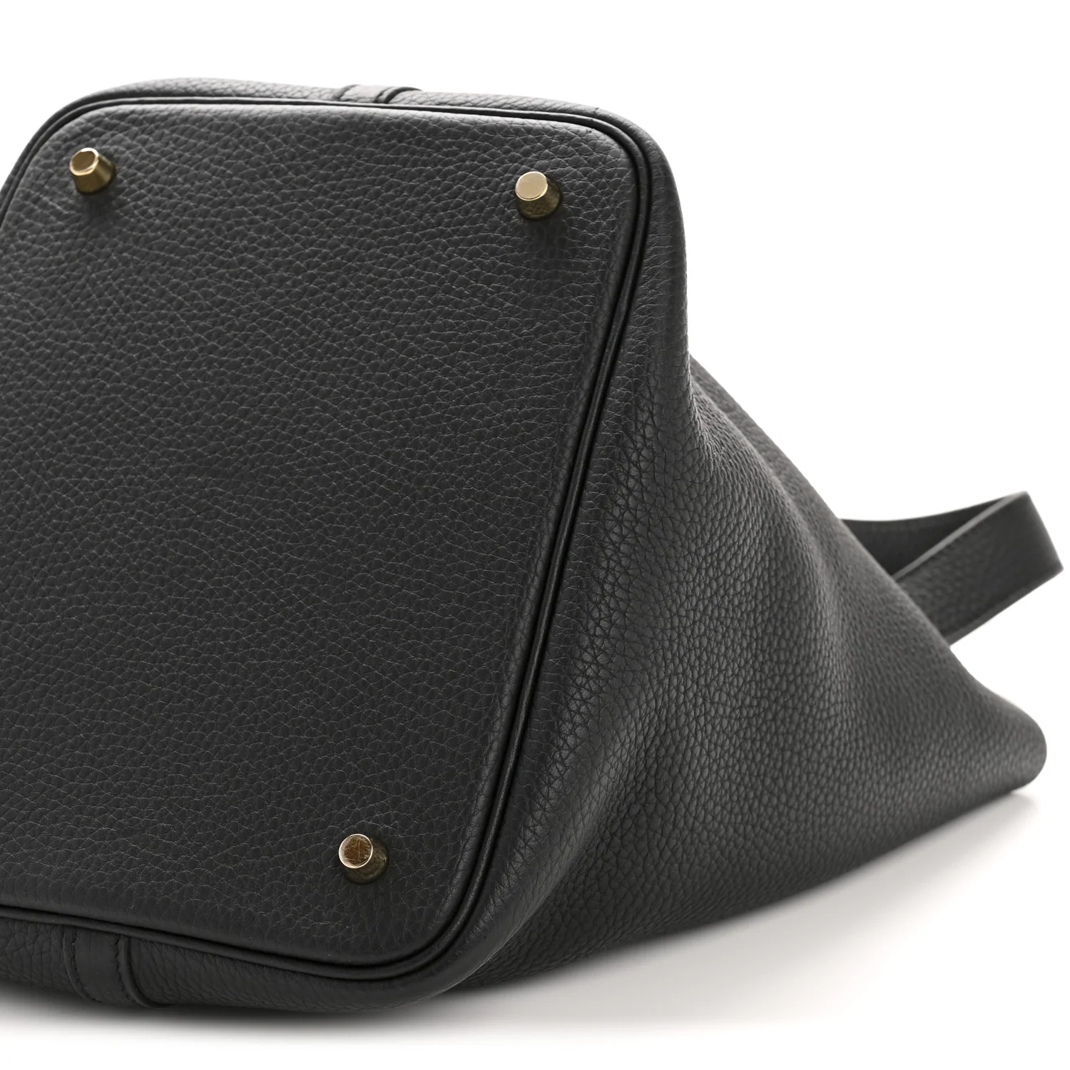 Taurillon Clemence Picotin Lock 22 MM Black - Image 10