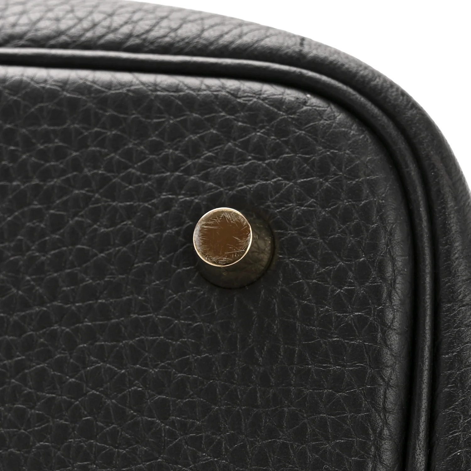 Taurillon Clemence Picotin Lock 22 MM Black - Image 11