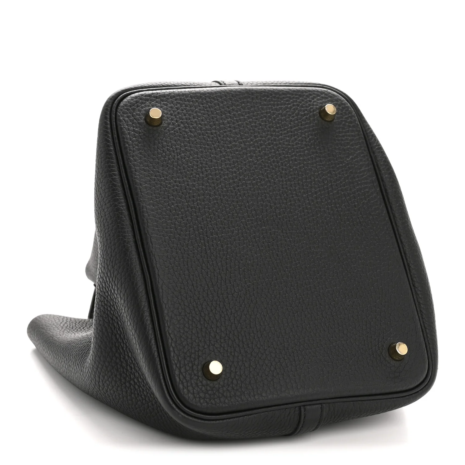 Taurillon Clemence Picotin Lock 22 MM Black - Image 4