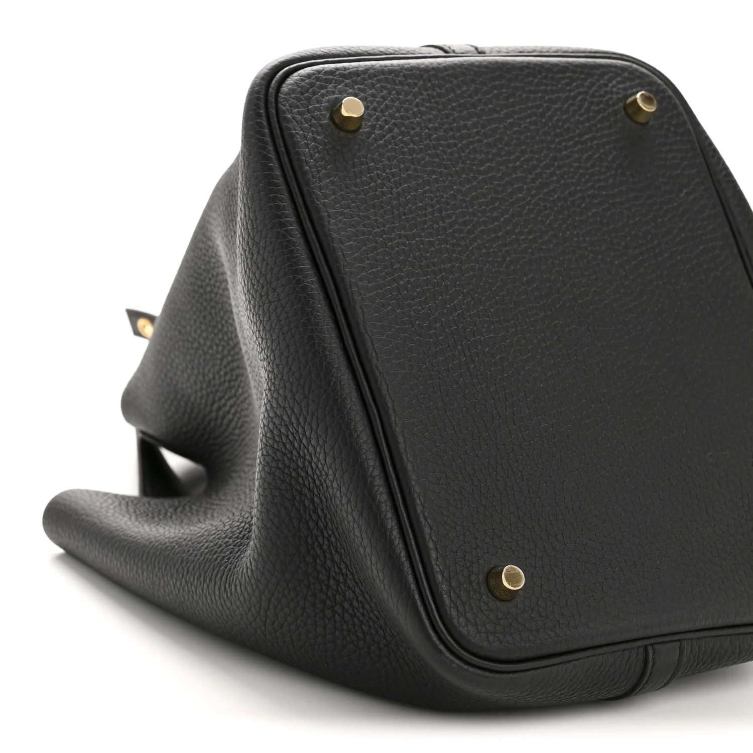 Taurillon Clemence Picotin Lock 22 MM Black - Image 9