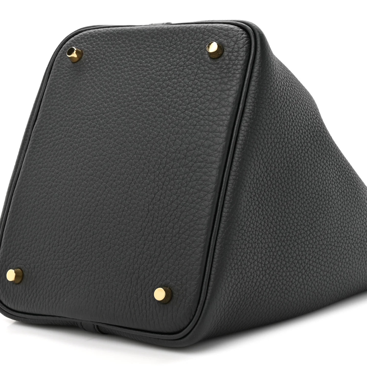 Taurillon Clemence Picotin Lock 22 MM Black - Image 9