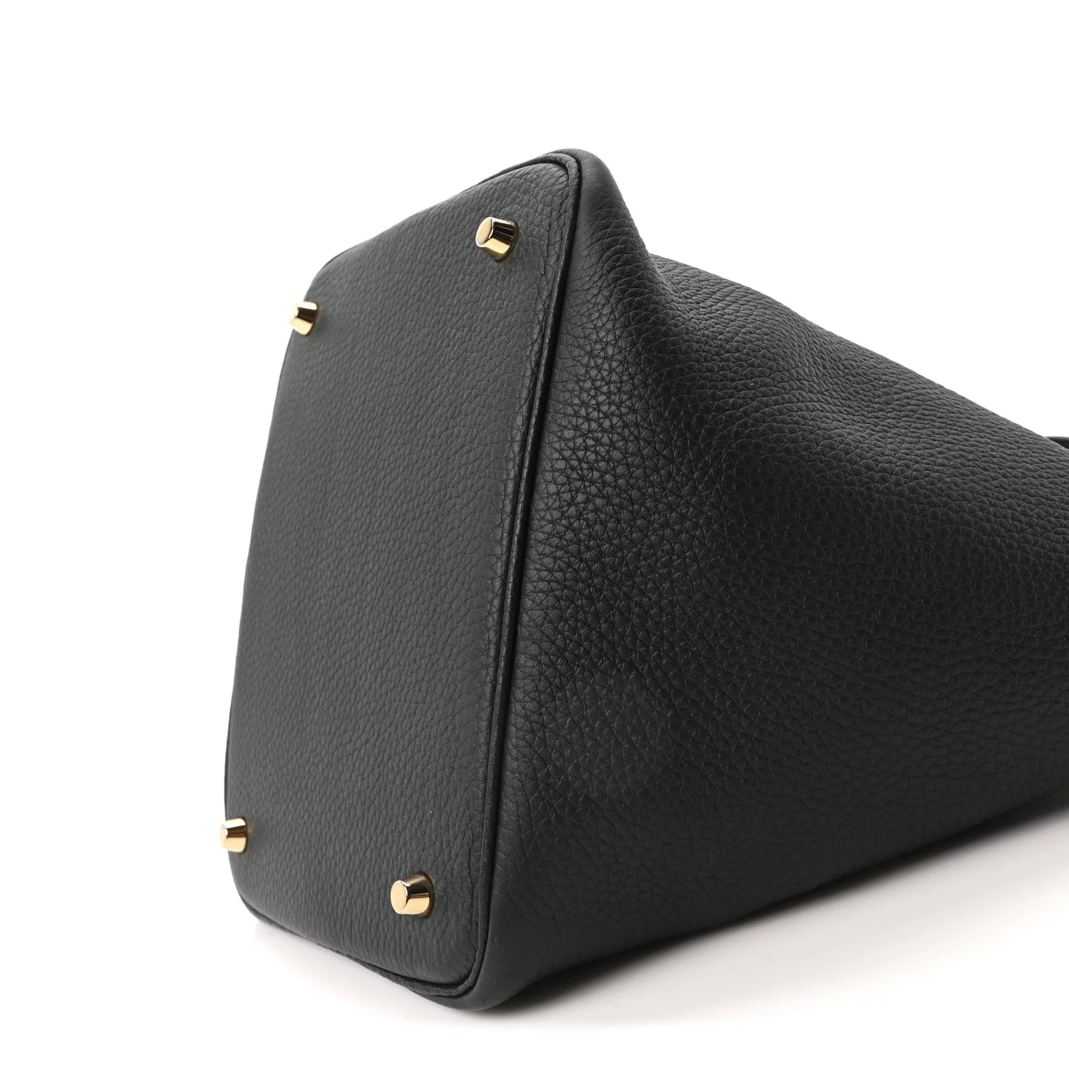 Taurillon Clemence Picotin Lock 22 MM Black - Image 10
