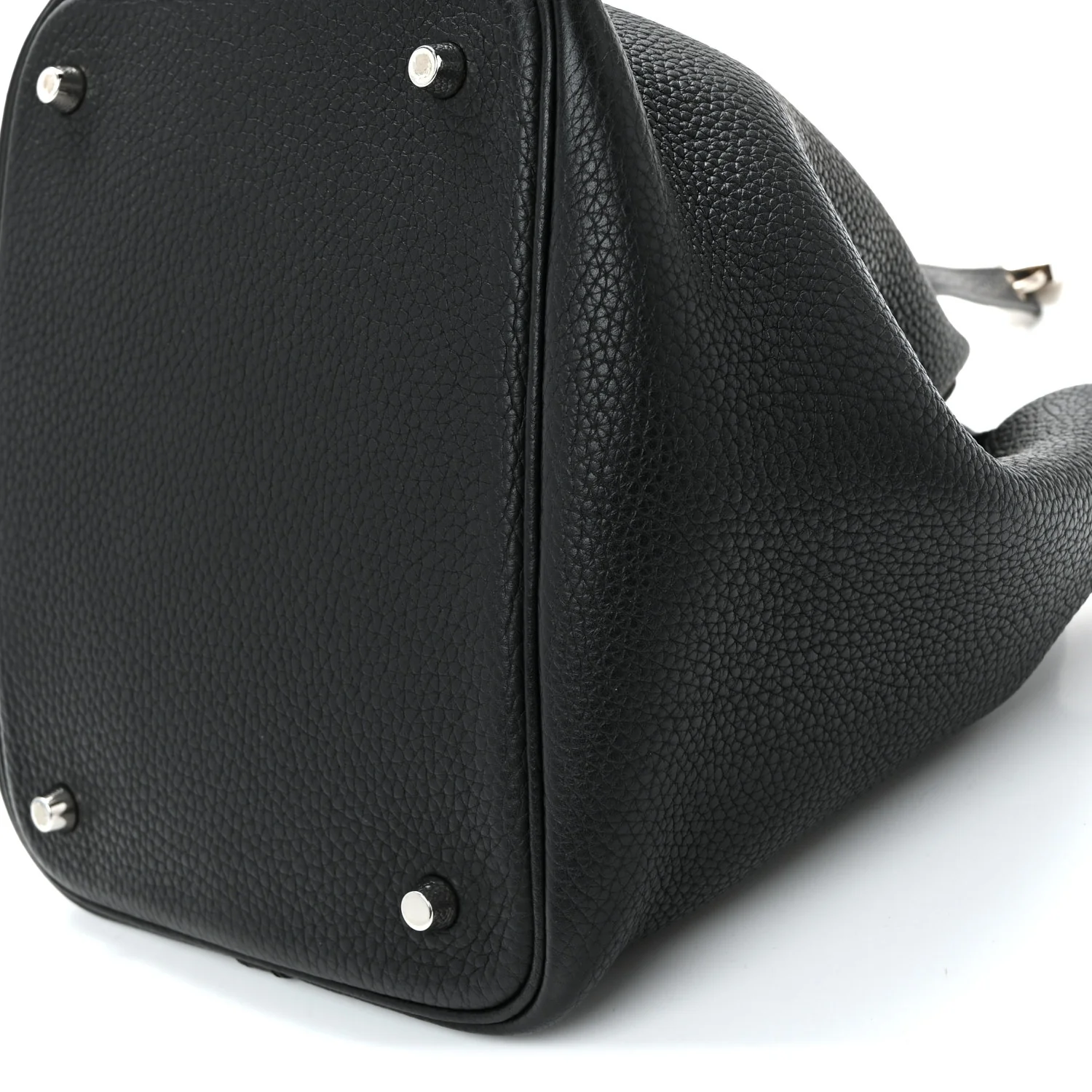 Taurillon Clemence Picotin Lock 22 MM Black - Image 10