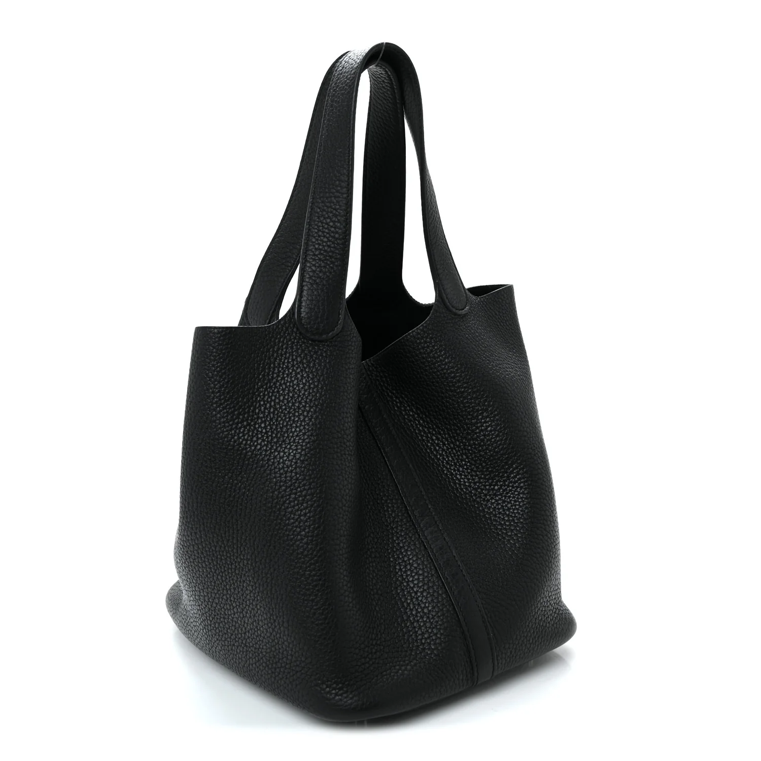 Taurillon Clemence Picotin Lock 22 MM Black - Image 3