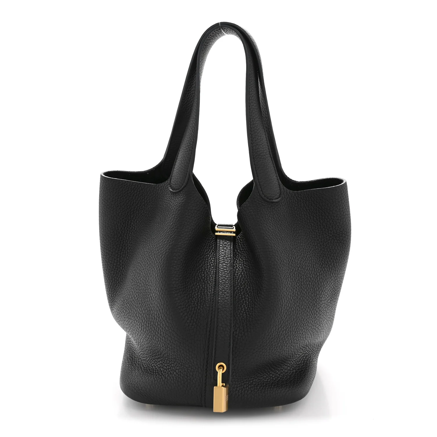 Taurillon Clemence Picotin Lock 22 MM Black