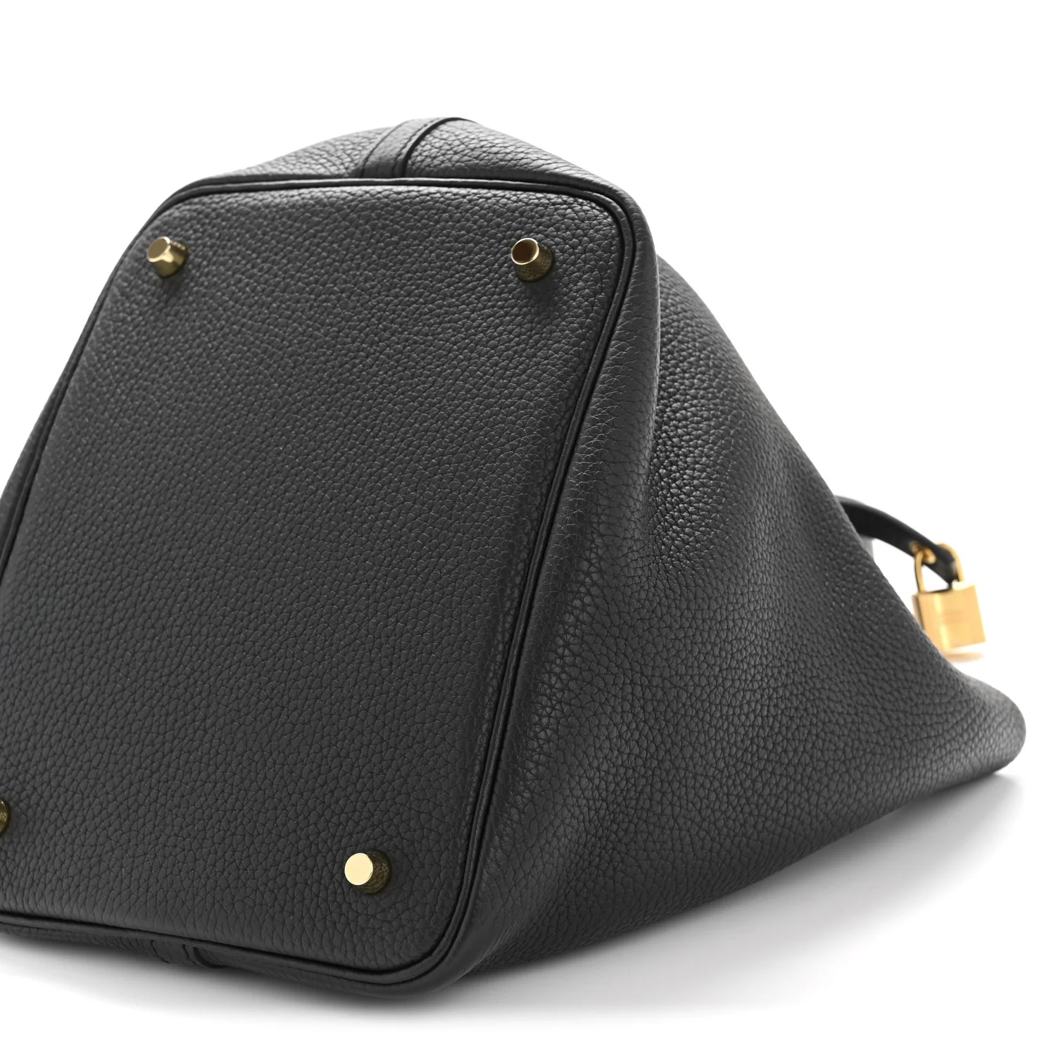 Taurillon Clemence Picotin Lock 22 MM Black - Image 10