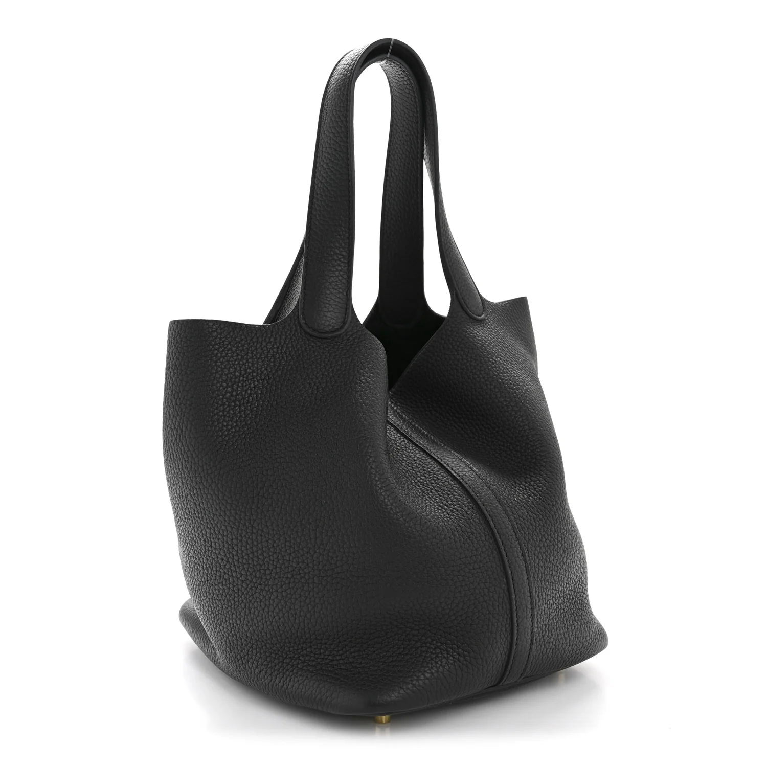 Taurillon Clemence Picotin Lock 22 MM Black - Image 3