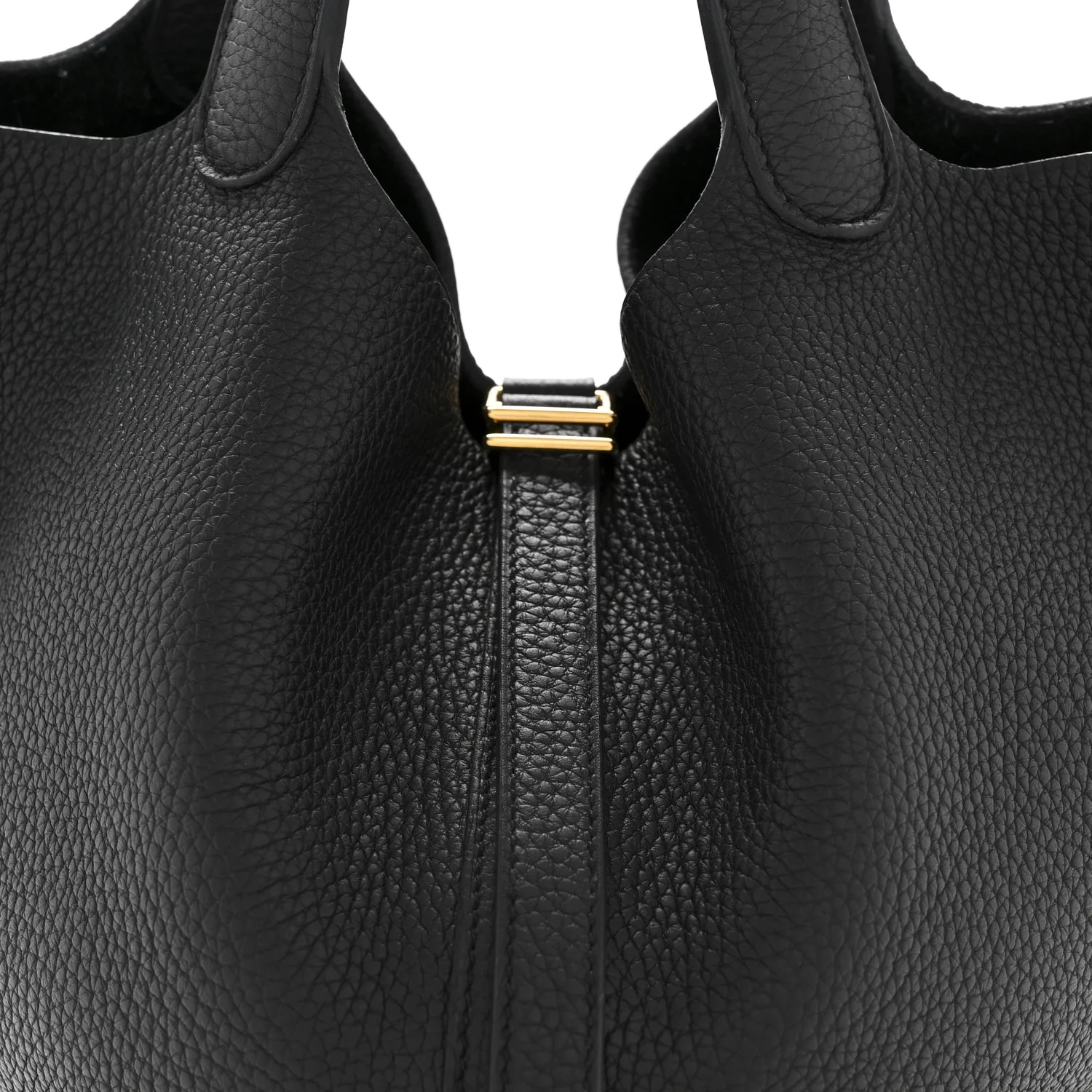 Taurillon Clemence Picotin Lock 22 MM Black - Image 8