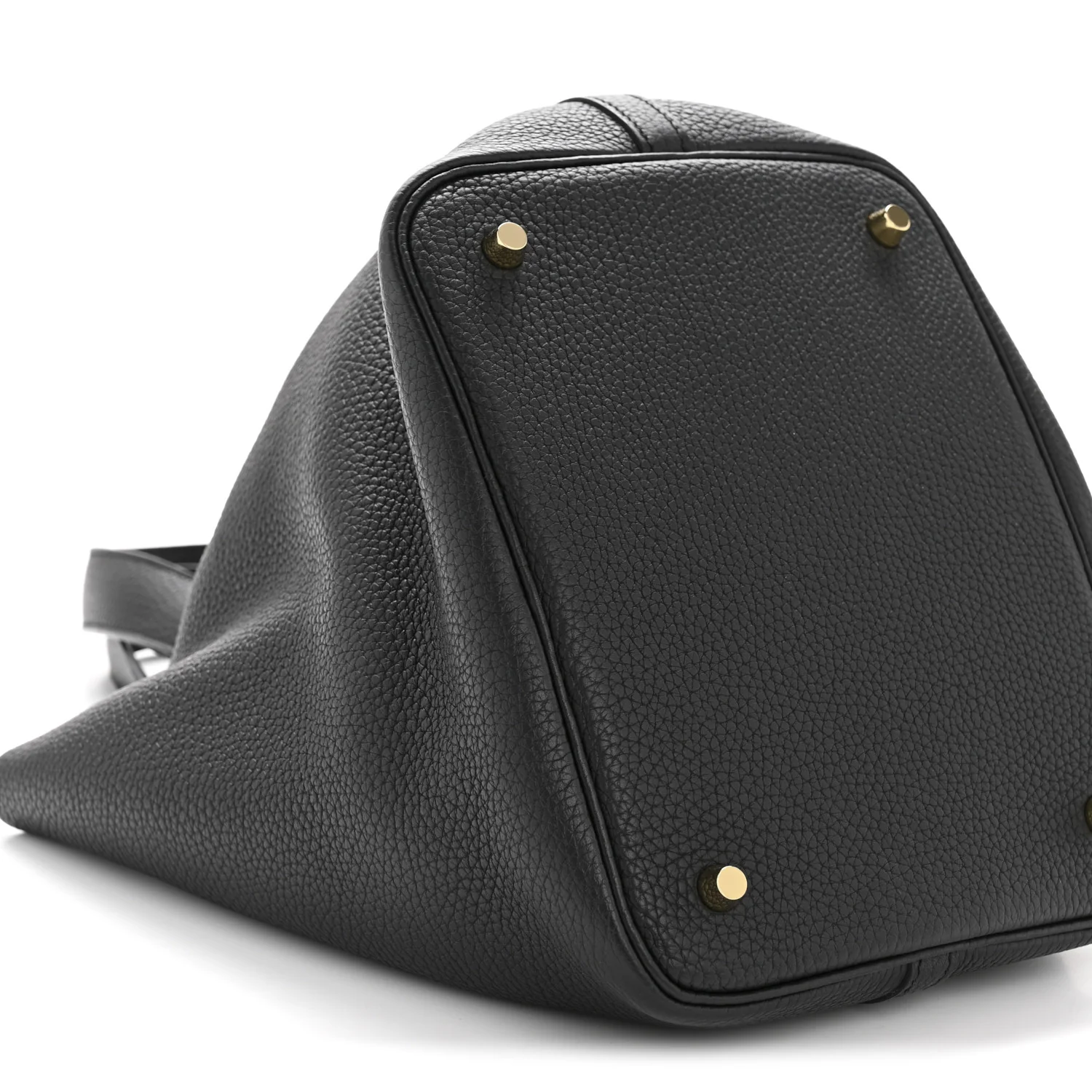 Taurillon Clemence Picotin Lock 22 MM Black - Image 9