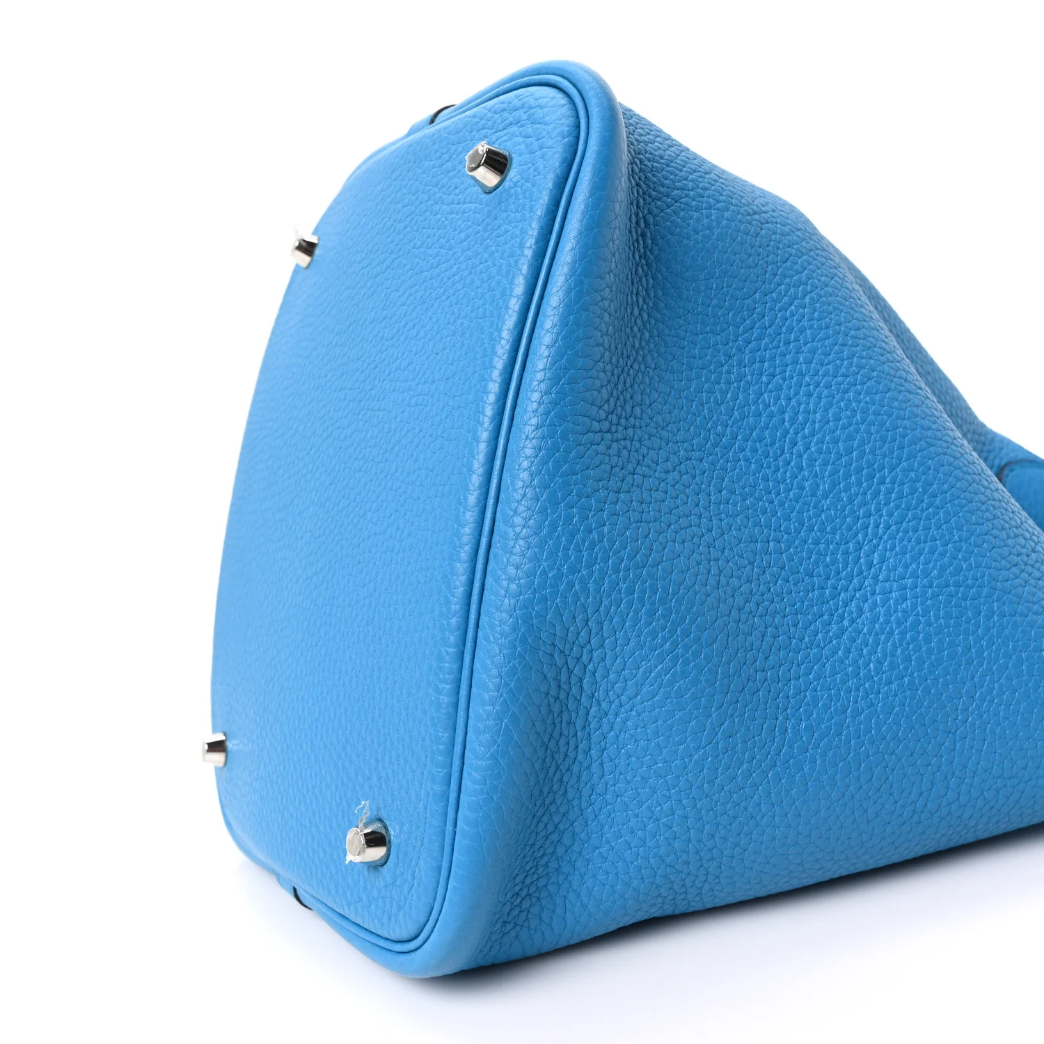 Taurillon Clemence Picotin Lock 22 MM Bleu Frida - Image 10
