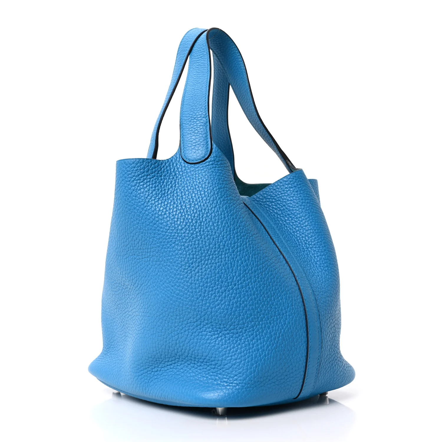 Taurillon Clemence Picotin Lock 22 MM Bleu Frida - Image 3
