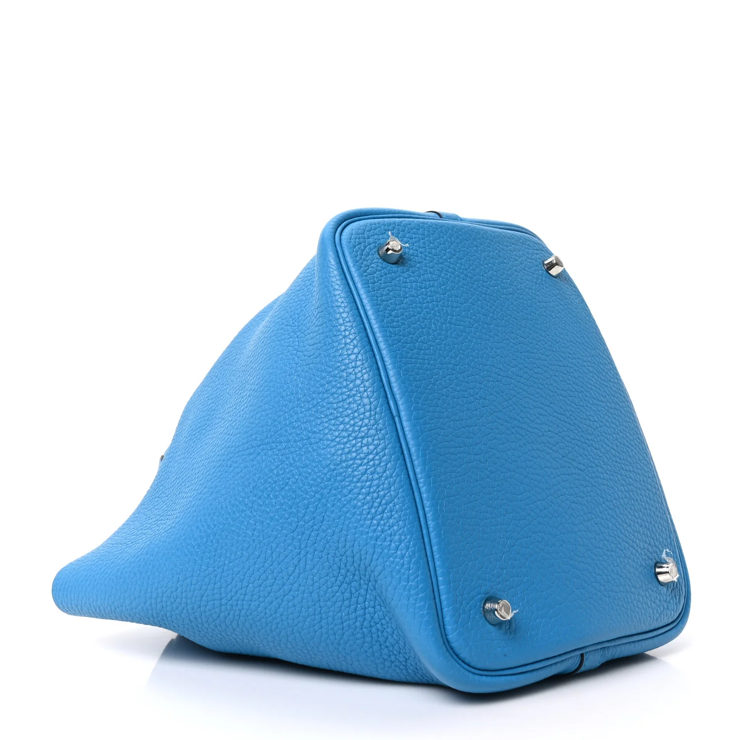 Taurillon Clemence Picotin Lock 22 MM Bleu Frida - Image 4