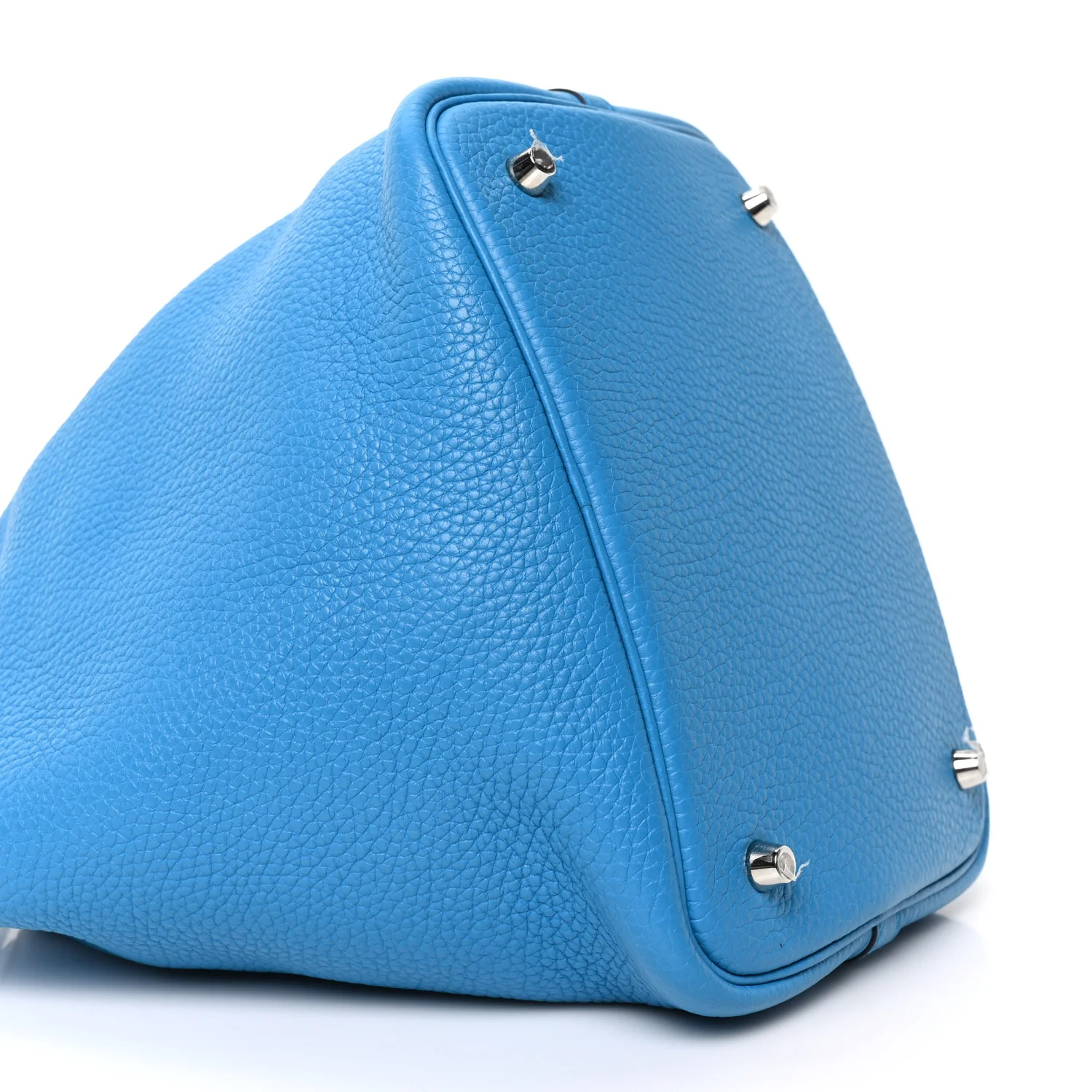 Taurillon Clemence Picotin Lock 22 MM Bleu Frida - Image 9