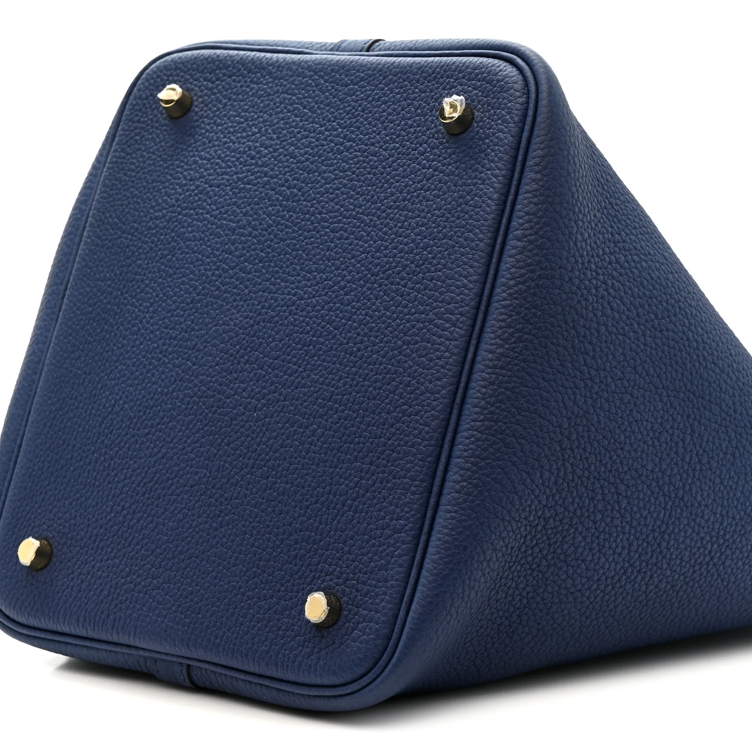 Taurillon Clemence Picotin Lock 22 MM Bleu Saphir - Image 10