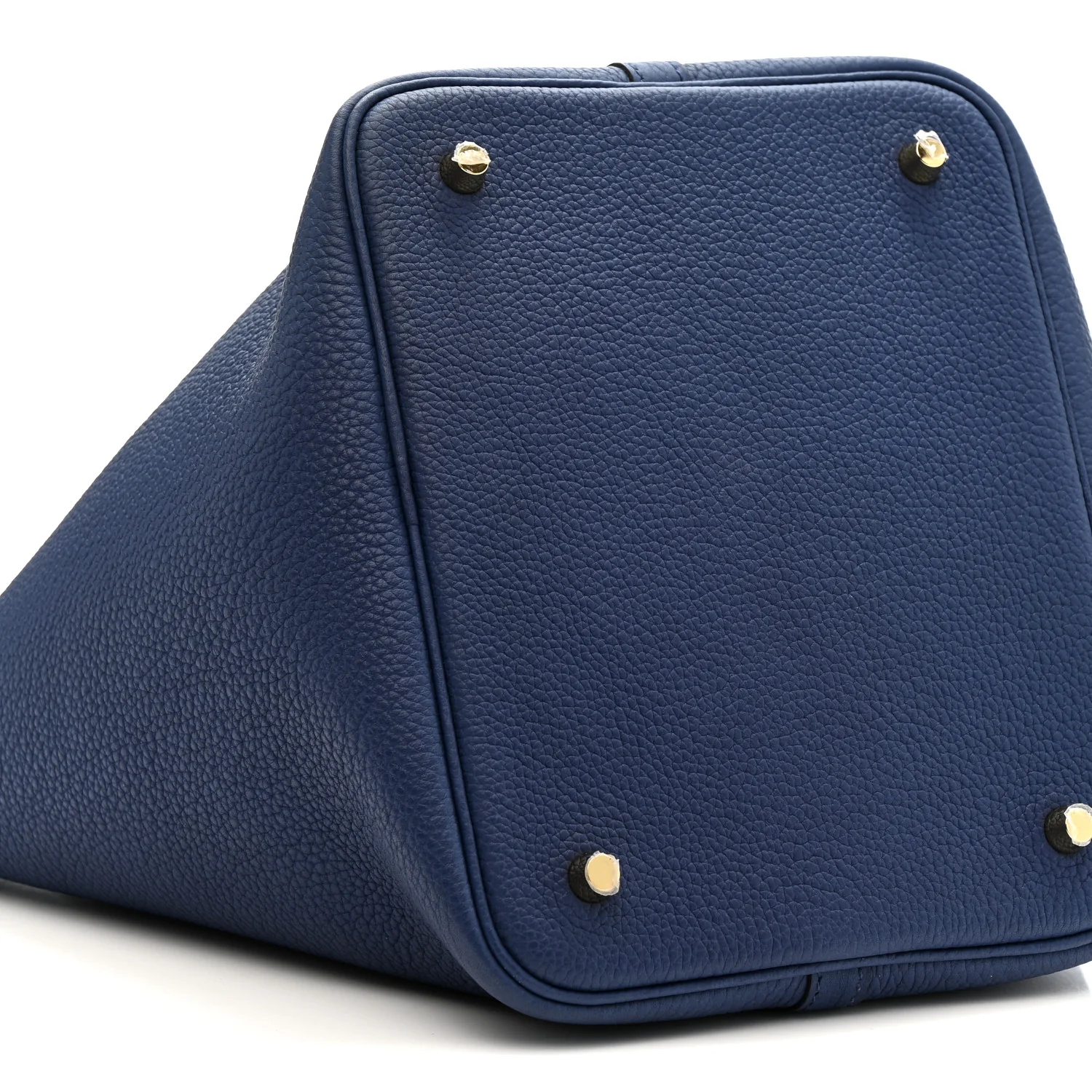 Taurillon Clemence Picotin Lock 22 MM Bleu Saphir - Image 9