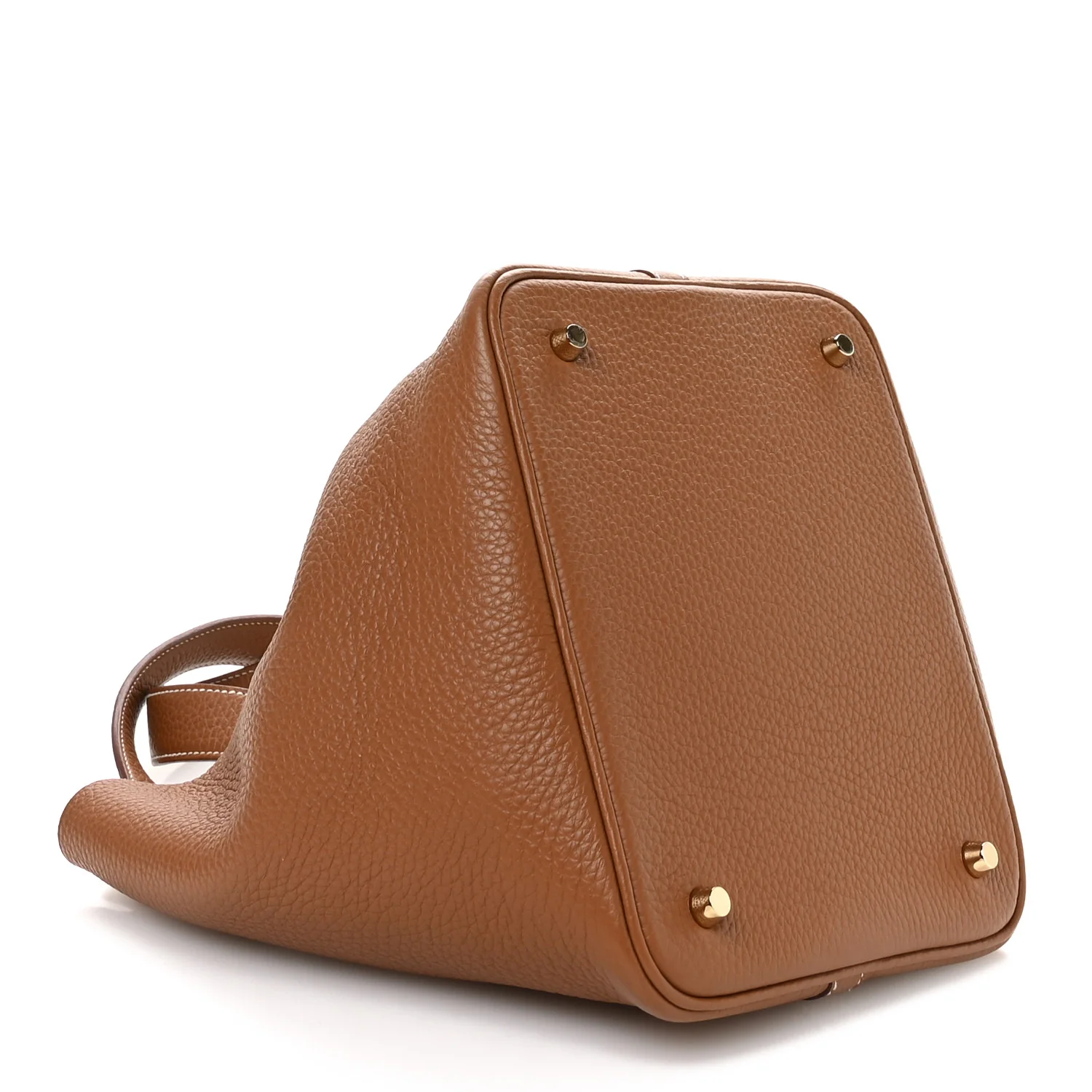 Taurillon Clemence Picotin Lock 22 MM Gold - Image 4