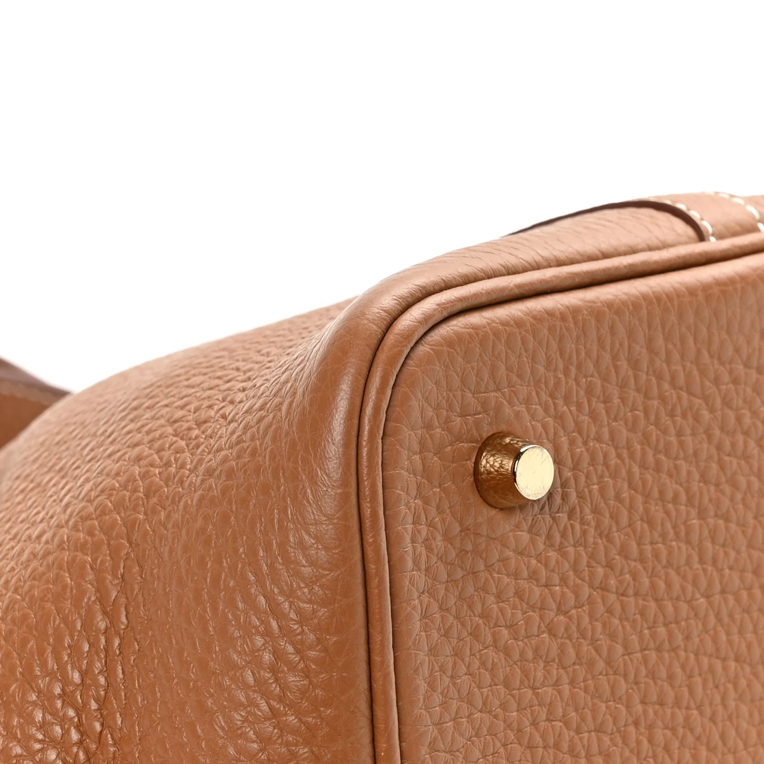 Taurillon Clemence Picotin Lock 22 MM Gold - Image 9