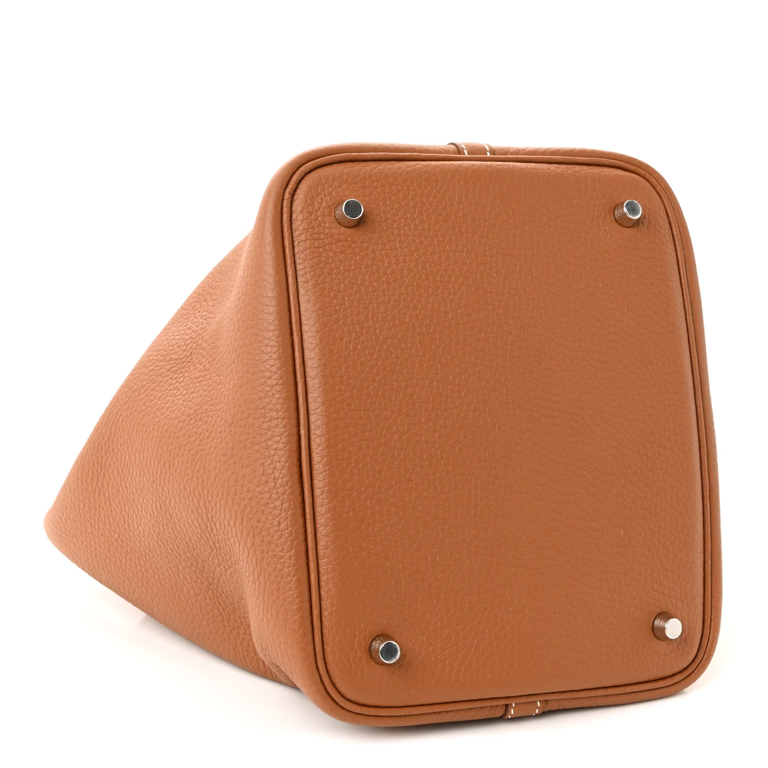 Taurillon Clemence Picotin Lock 22 MM Gold - Image 4