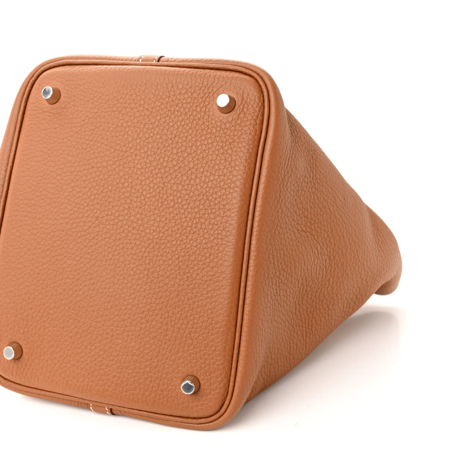 Taurillon Clemence Picotin Lock 22 MM Gold - Image 9