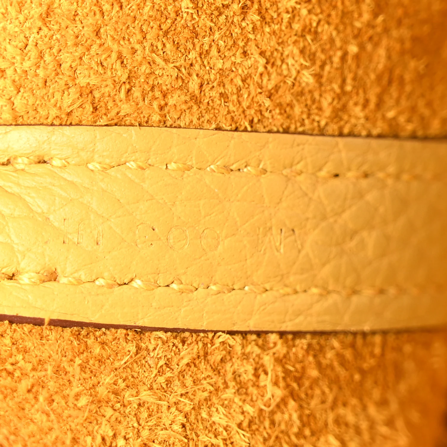 Taurillon Clemence Picotin Lock 22 MM Jaune Ambre - Image 7