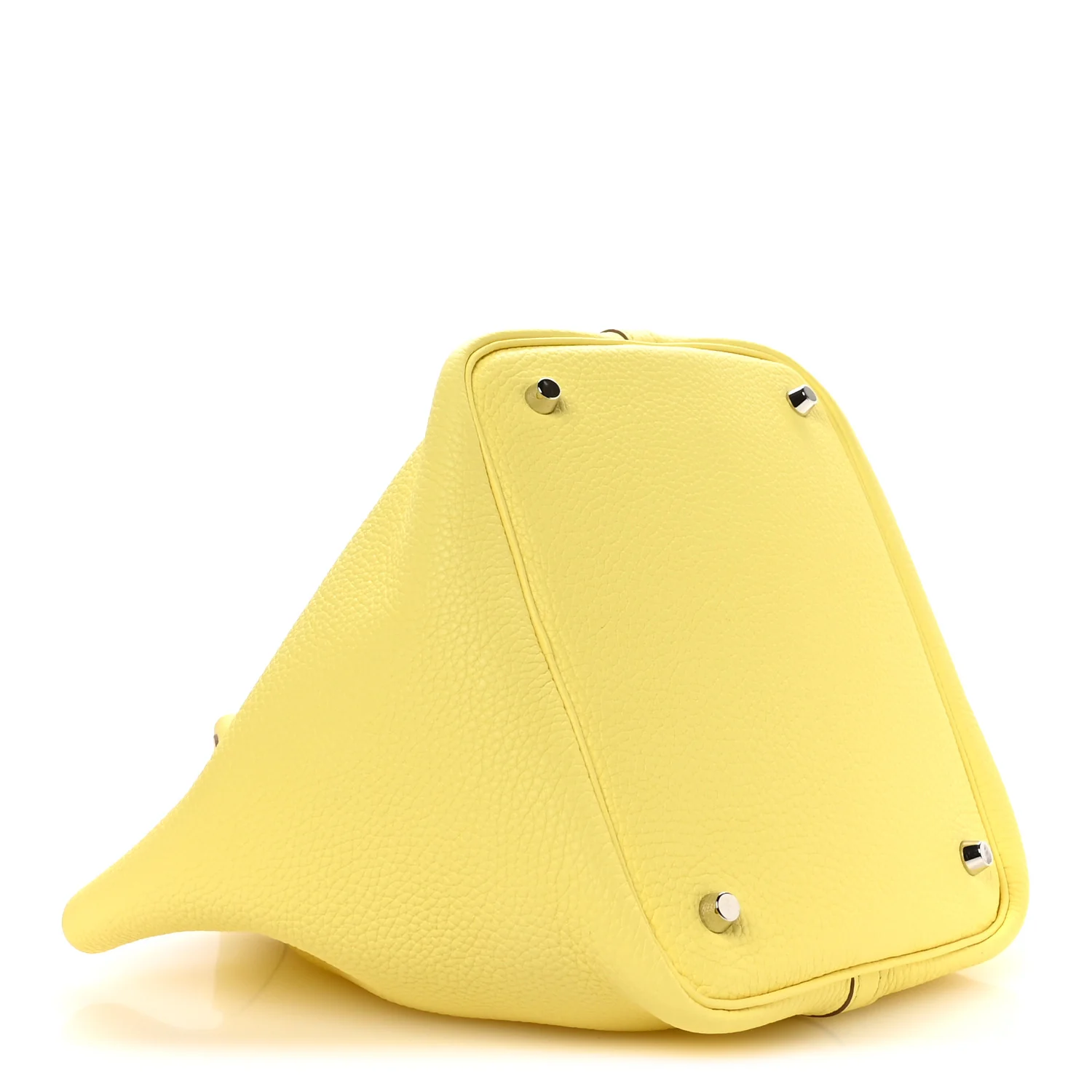 Taurillon Clemence Picotin Lock 22 MM Lime - Image 4