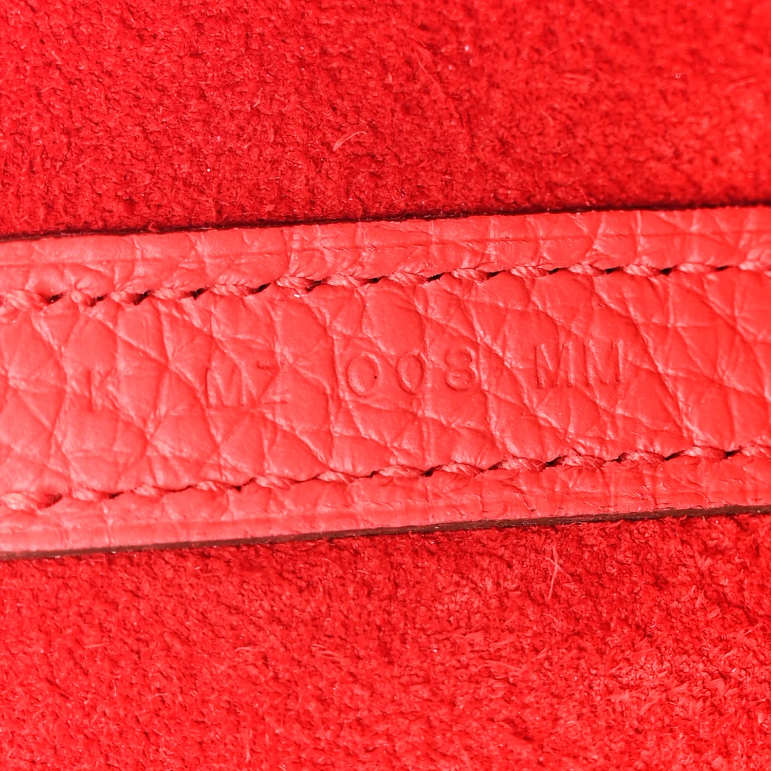 Taurillon Clemence Picotin Lock 22 MM Rouge de Coeur - Image 7