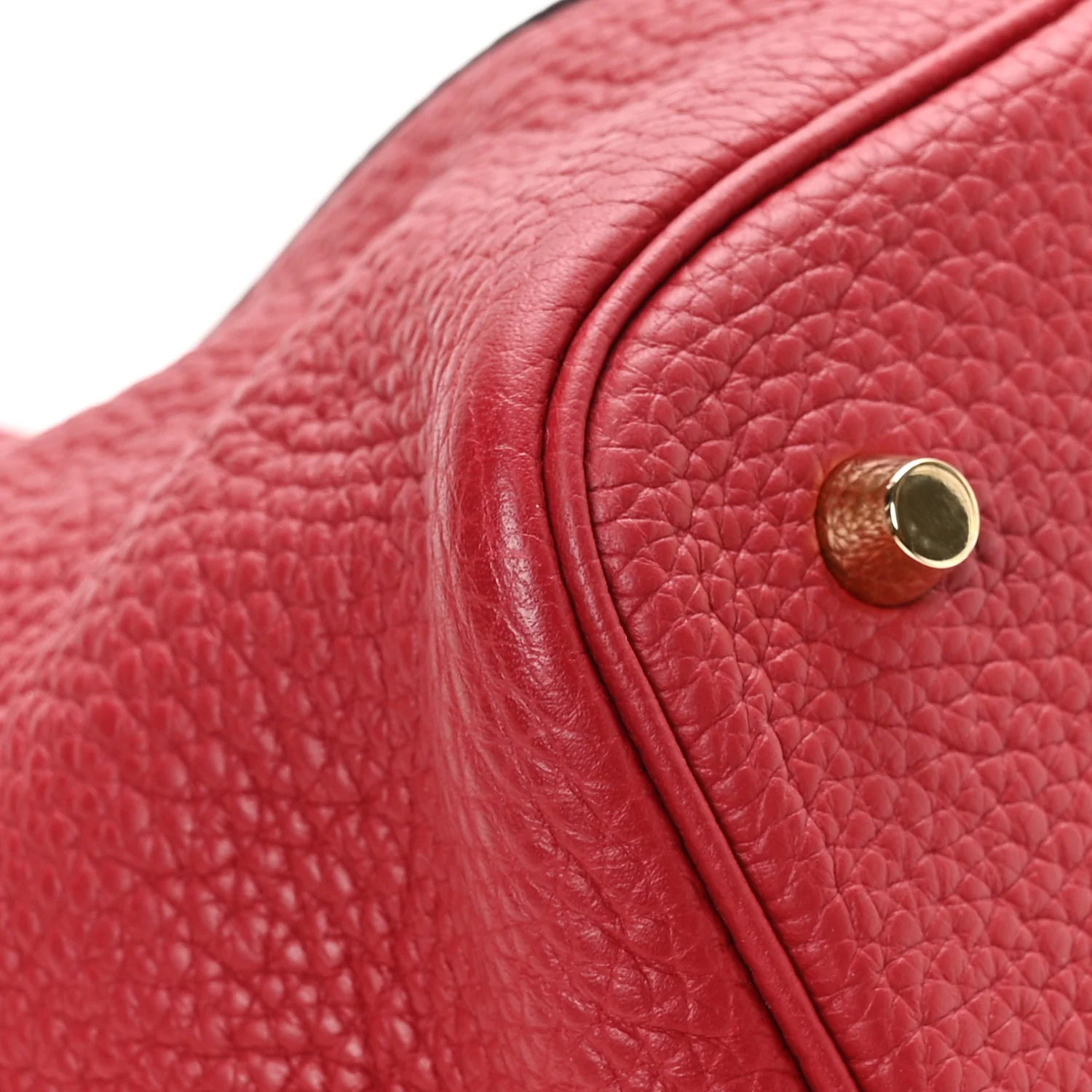 Taurillon Clemence Picotin Lock 22 MM Rouge Grenat - Image 11