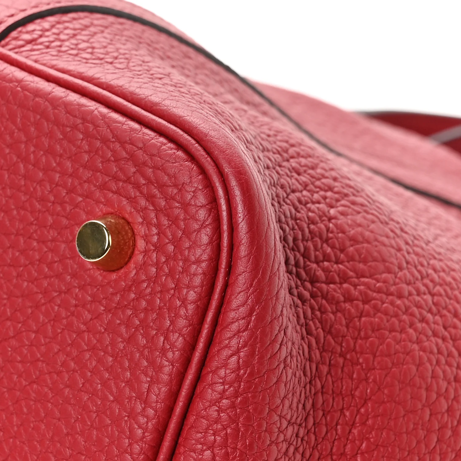 Taurillon Clemence Picotin Lock 22 MM Rouge Grenat - Image 12