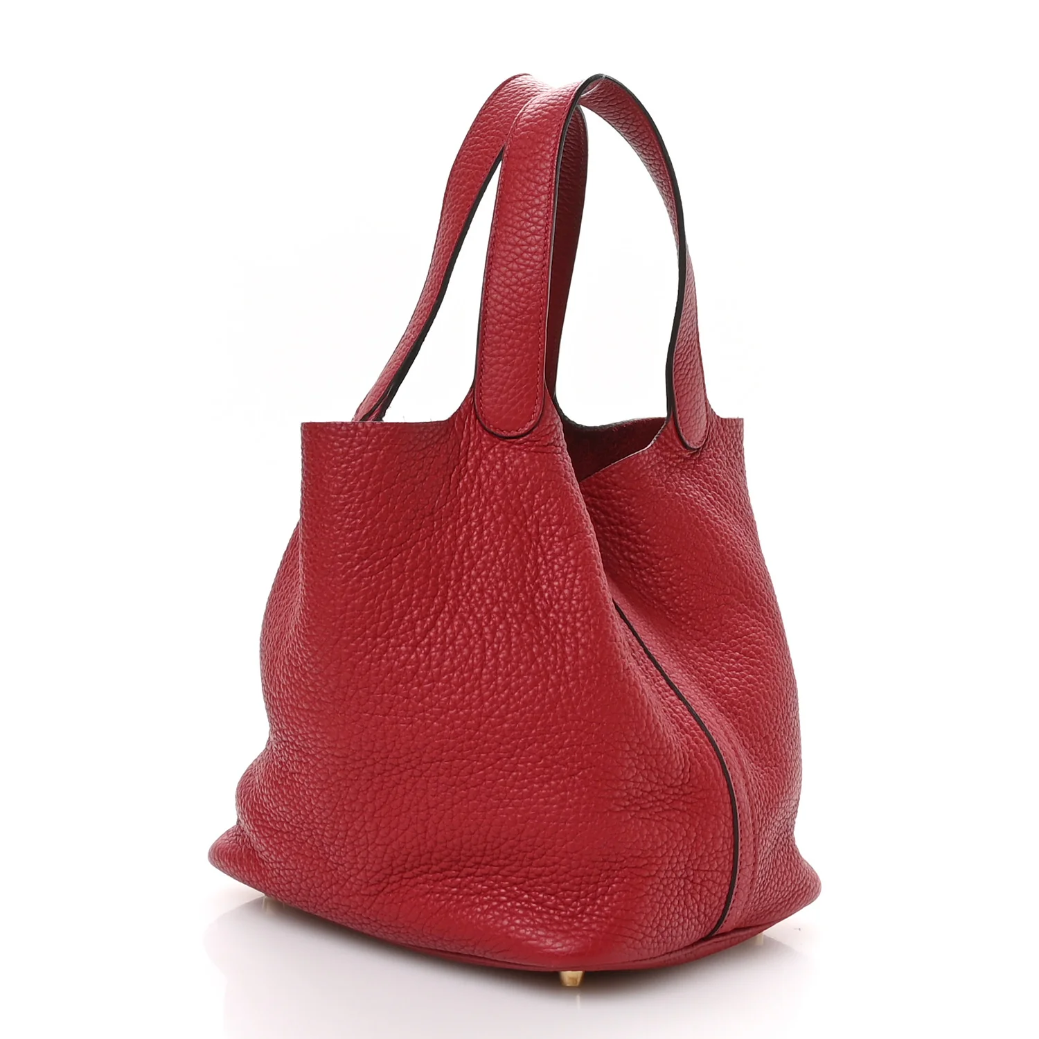 Taurillon Clemence Picotin Lock 22 MM Rouge Grenat - Image 3