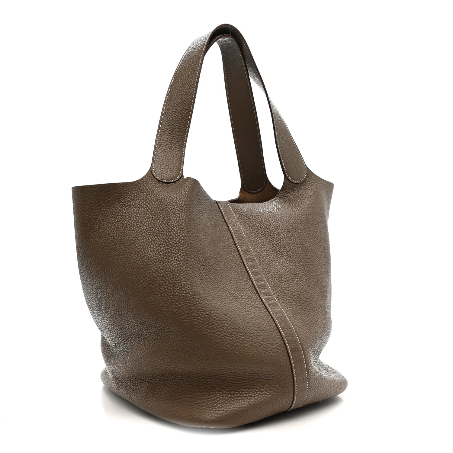 Taurillon Clemence Picotin Lock TGM Etoupe - Image 4