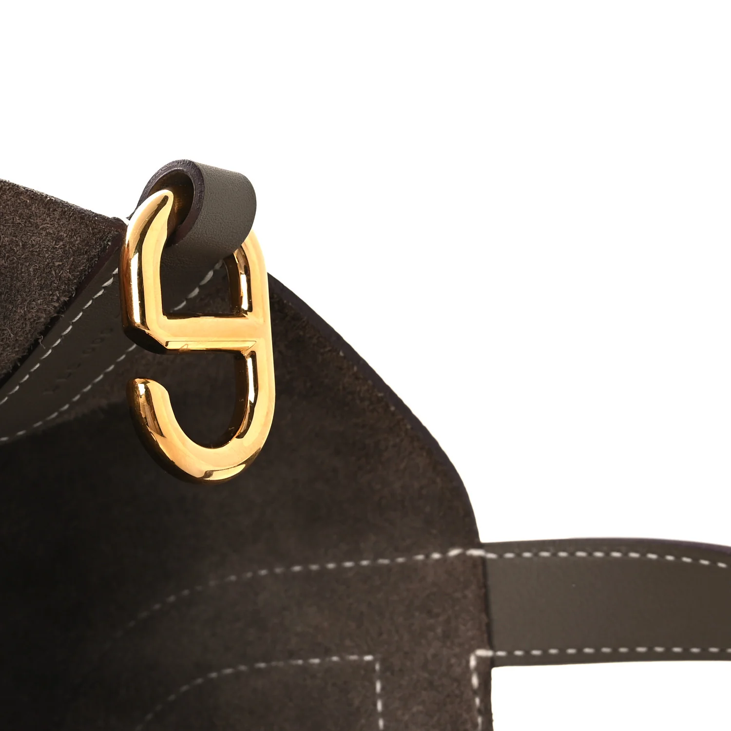 Taurillon Clemence Swift In-The-Loop 18 Bag Etoupe - Image 11