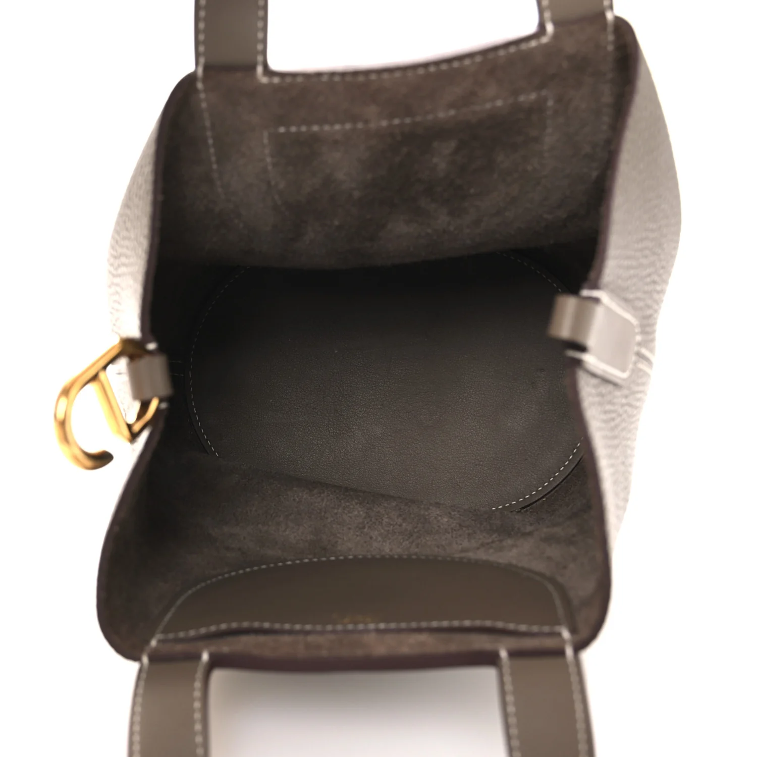 Taurillon Clemence Swift In-The-Loop 18 Bag Etoupe - Image 5